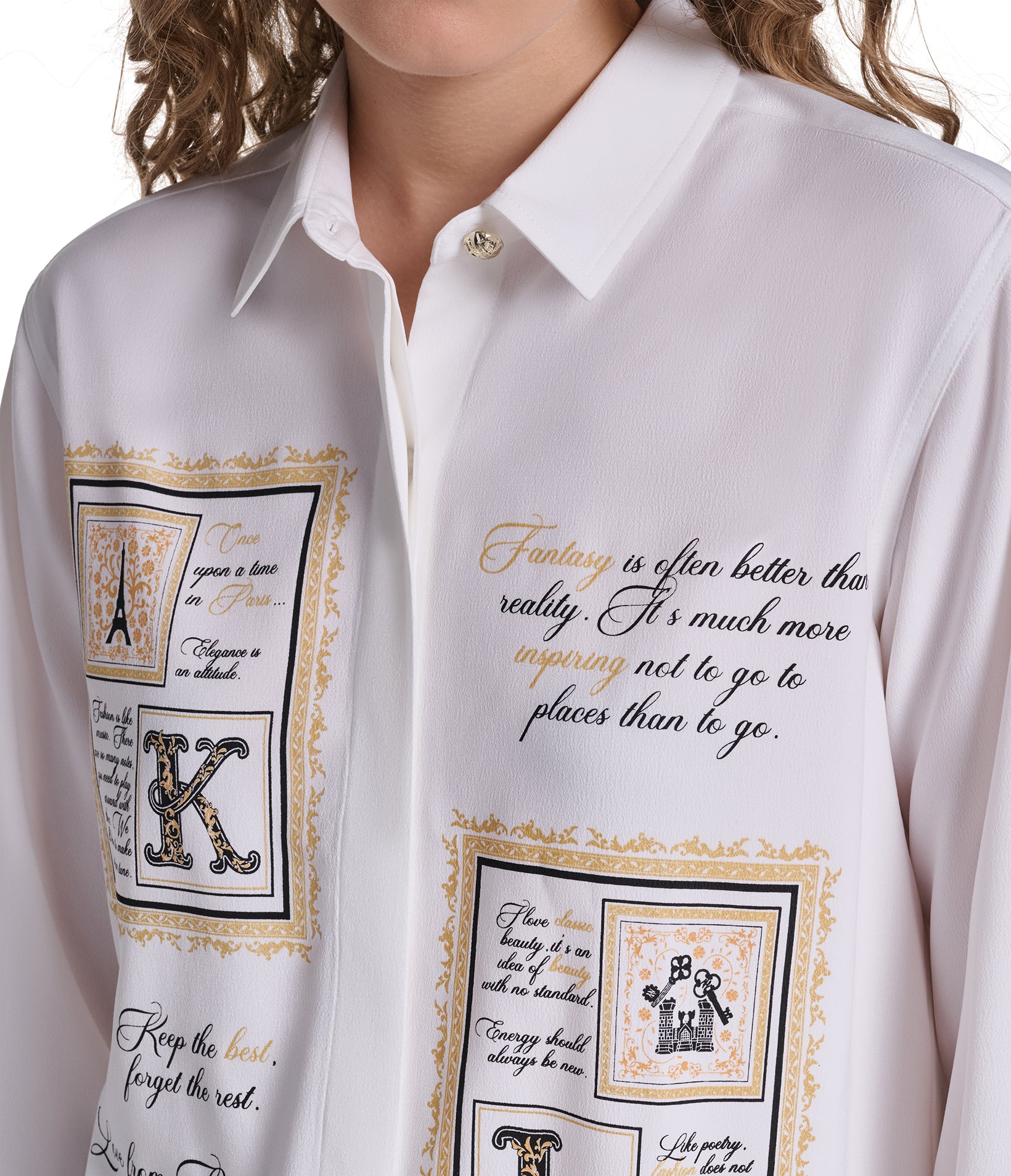LONG SLEEVE ROCOCO KL FRAME SOFT BLOUSE VIEW 7 LONG SLEEVE ROCOCO KL FRAME SOFT BLOUSE VIEW 7