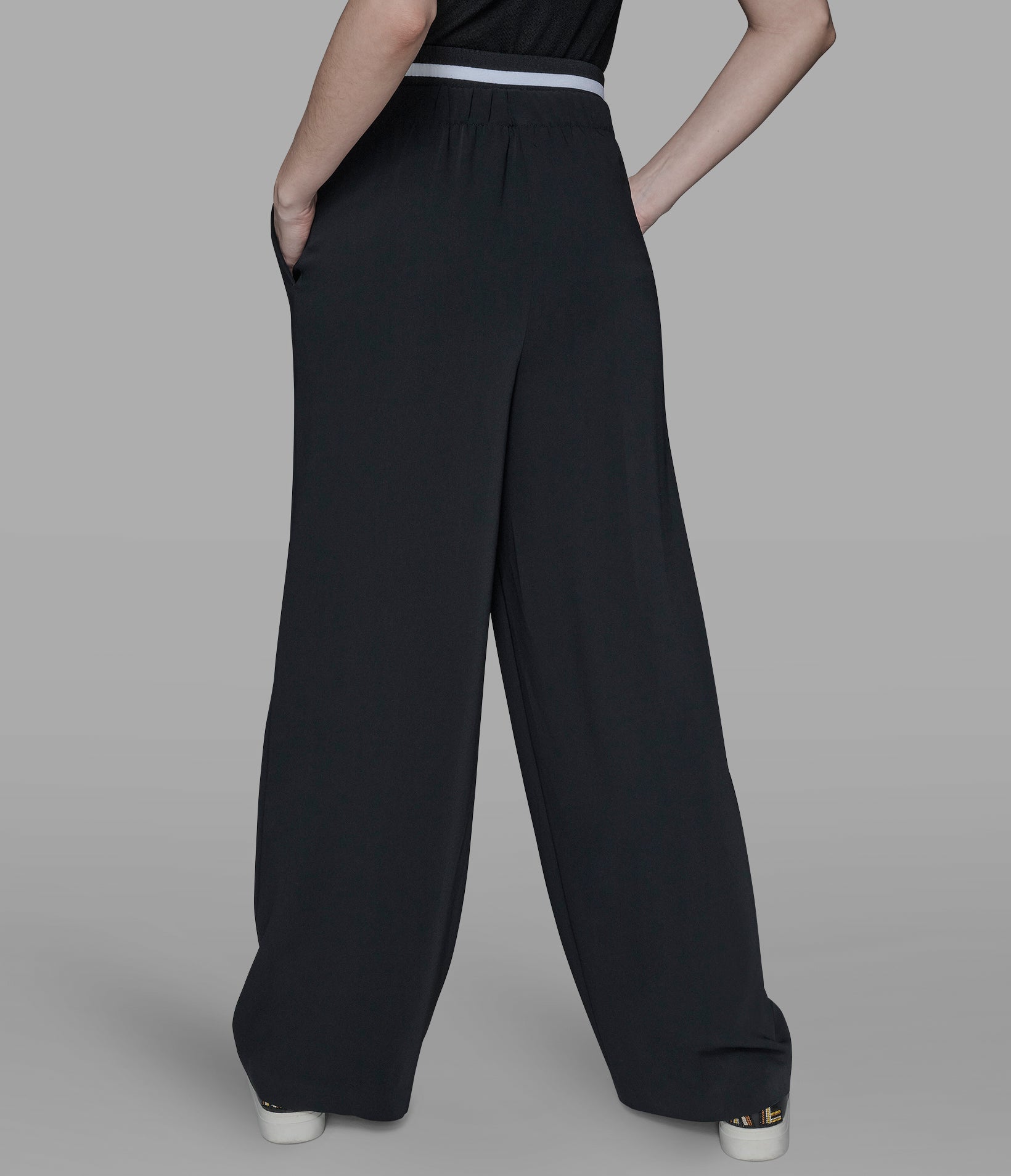 Extra High Rise Knit Waist Trouser | Pants & Shorts | Karl