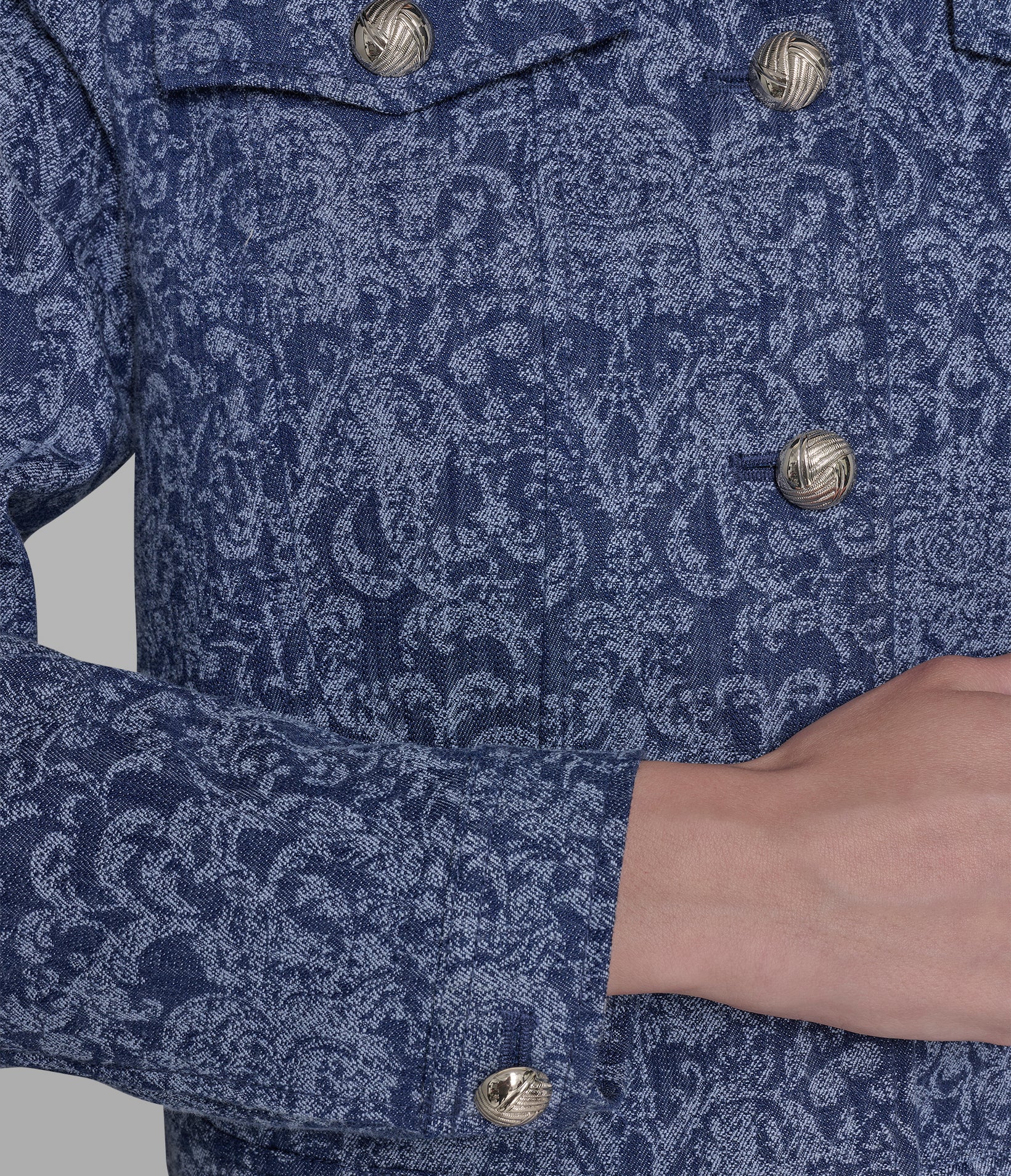 BROCADE CO-ORD DENIM JACKET VIEW 8 | Women's Clothing BROCADE CO-ORD DENIM JACKET VIEW 8 | Women's Clothing