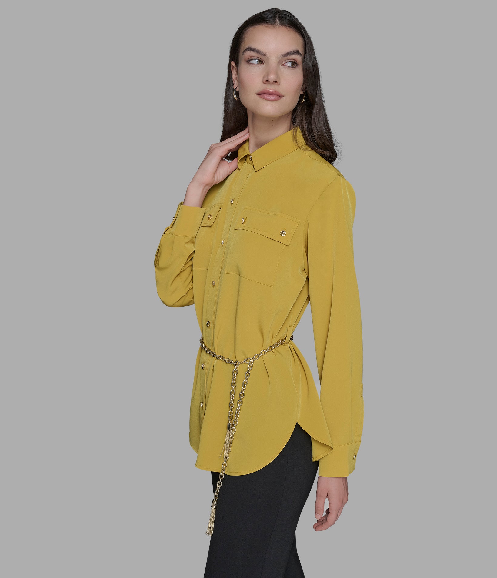 BELTED SOFT BLOUSE VIEW 4 | Women's Clothing BELTED SOFT BLOUSE VIEW 4 | Women's Clothing