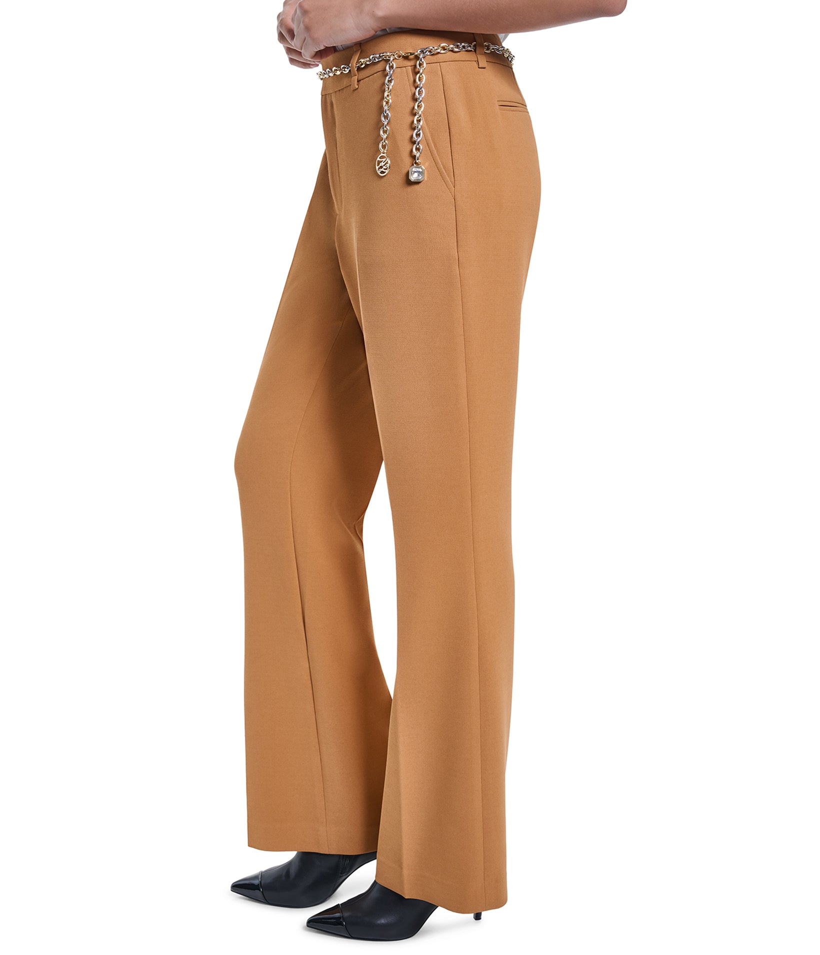 CHAIN BELTED WIDE PANT VIEW 4 CHAIN BELTED WIDE PANT VIEW 4