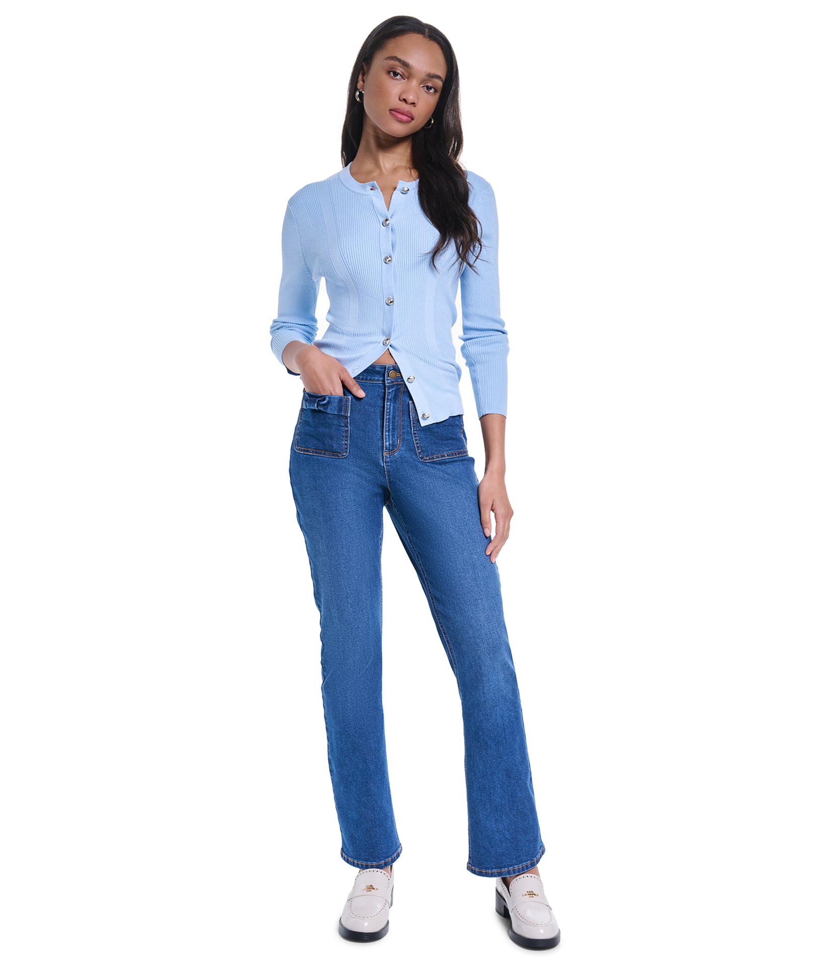 BOW POCKET DENIM PANT VIEW 4 BOW POCKET DENIM PANT VIEW 4