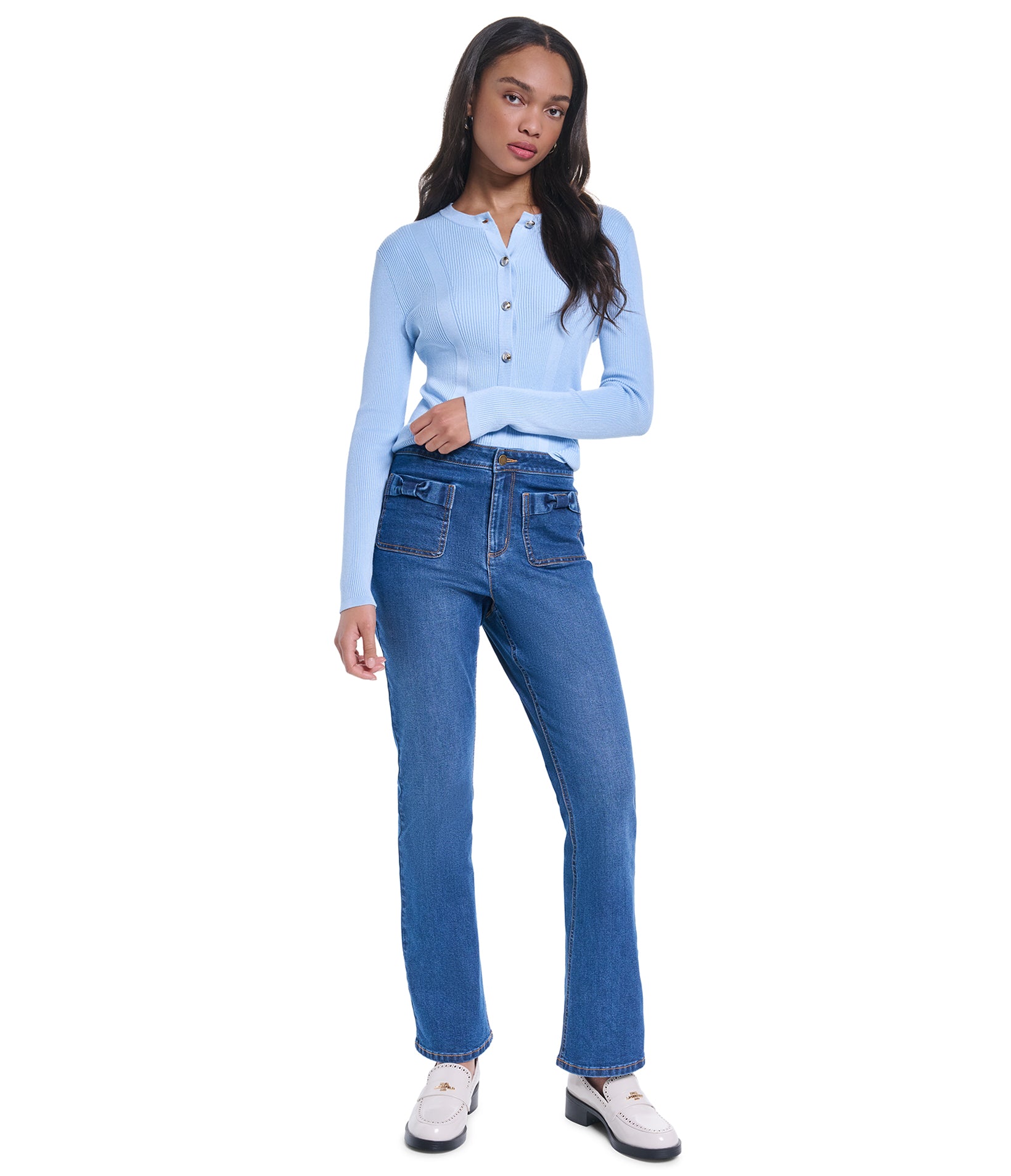 BOW POCKET DENIM PANT VIEW 5 BOW POCKET DENIM PANT VIEW 5