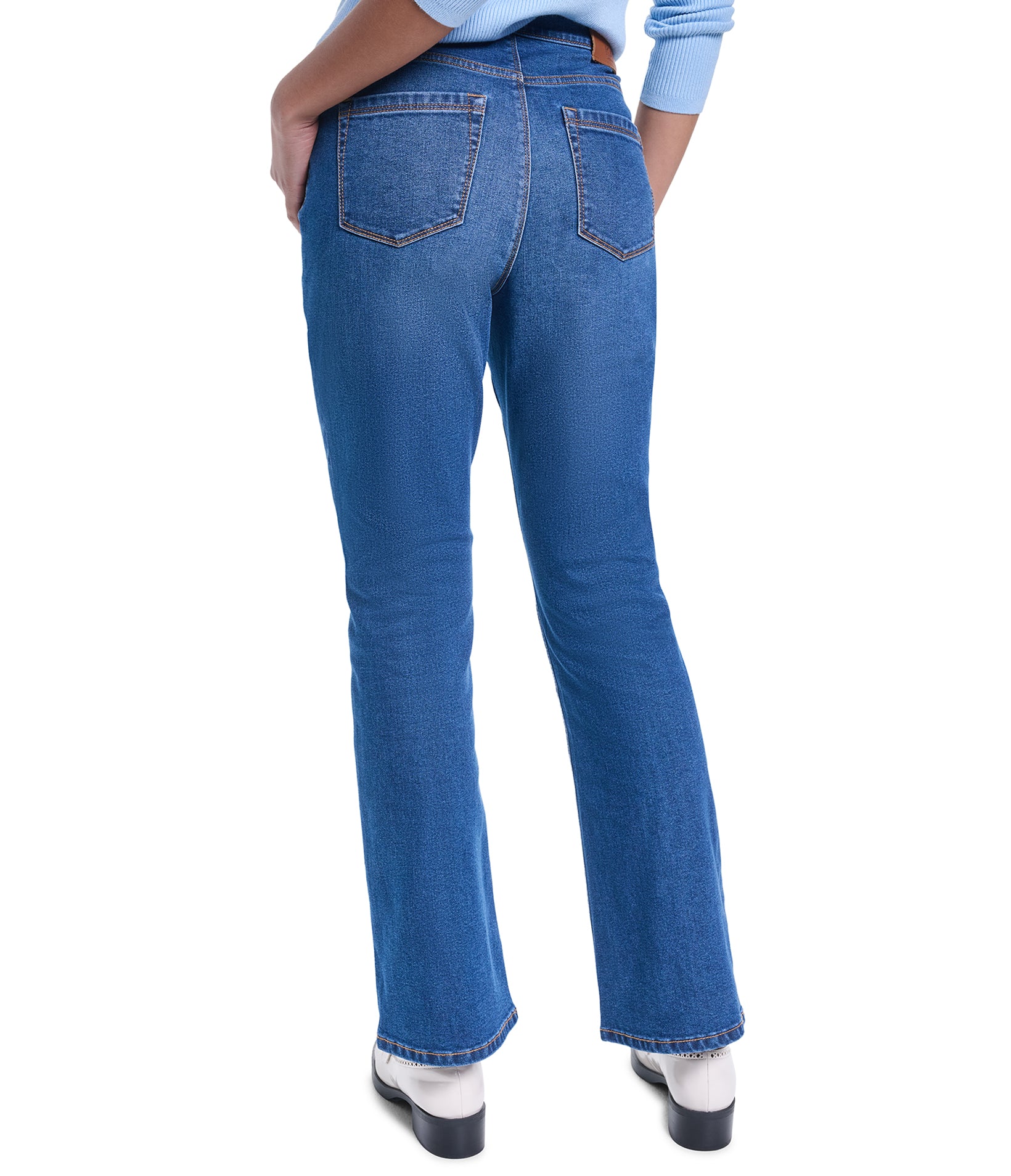 BOW POCKET DENIM PANT VIEW 2 BOW POCKET DENIM PANT VIEW 2