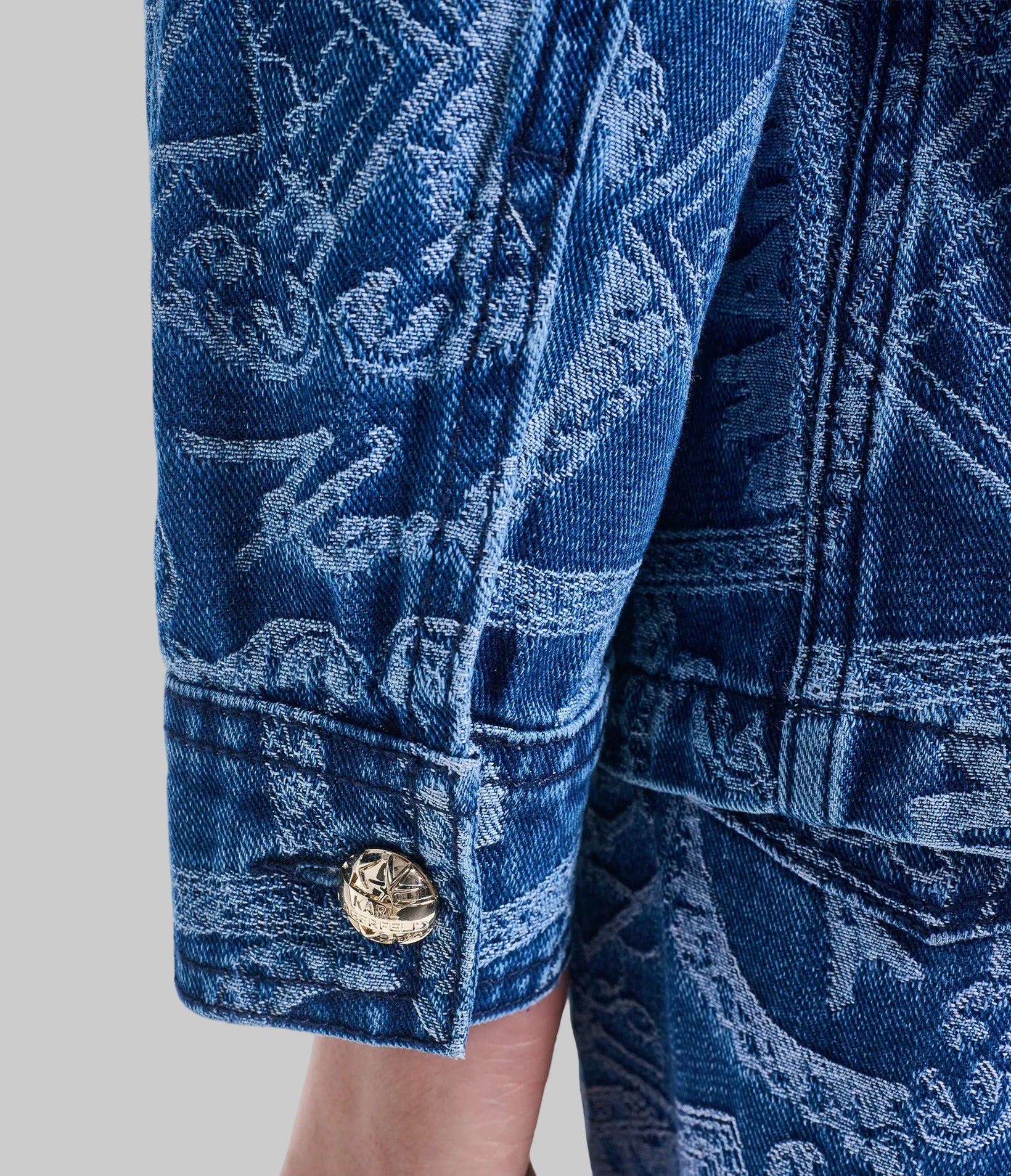CO-ORD JACQUARD BELTED DENIM JACKET VIEW 7 | Women's Clothing CO-ORD JACQUARD BELTED DENIM JACKET VIEW 7 | Women's Clothing