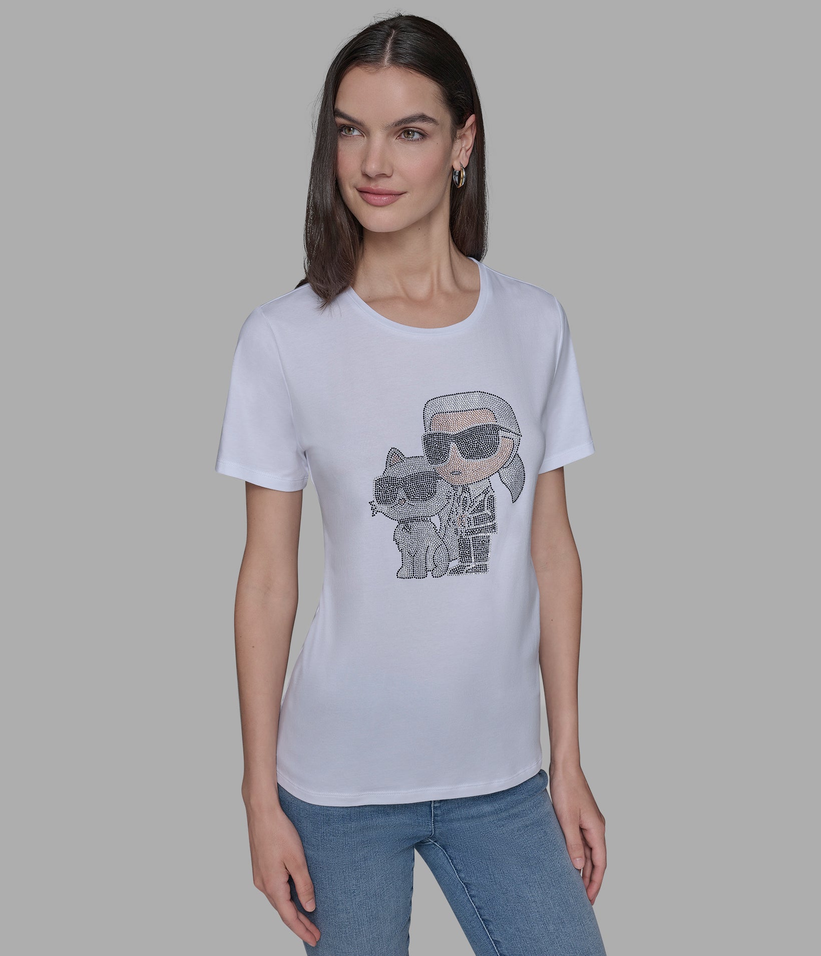 ROUND HEAD DUO TEE View 1 | Women's Clothing ROUND HEAD DUO TEE View 1 | Women's Clothing