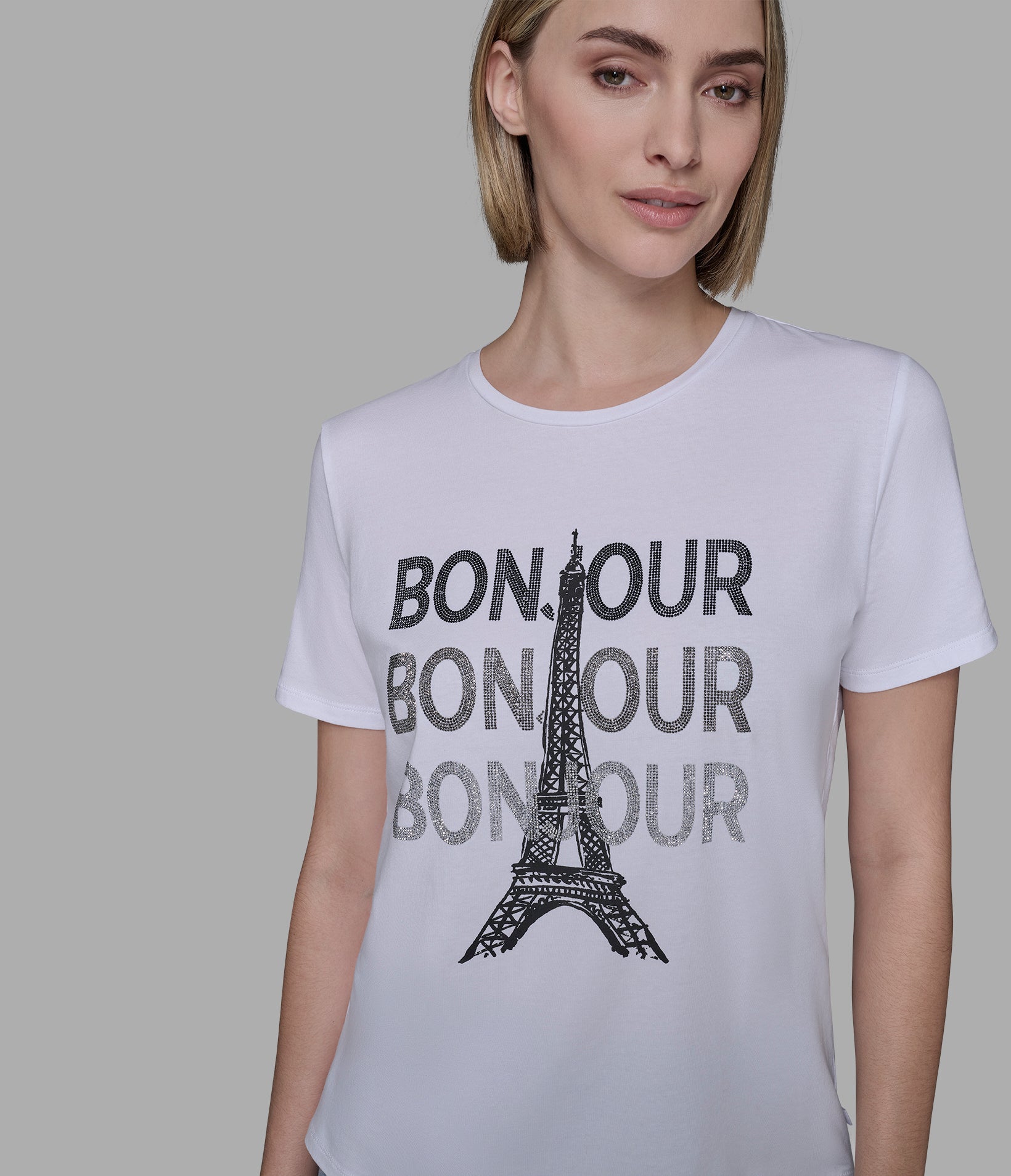 SEQUIN BONJOUR TEE VIEW 4 SEQUIN BONJOUR TEE VIEW 4