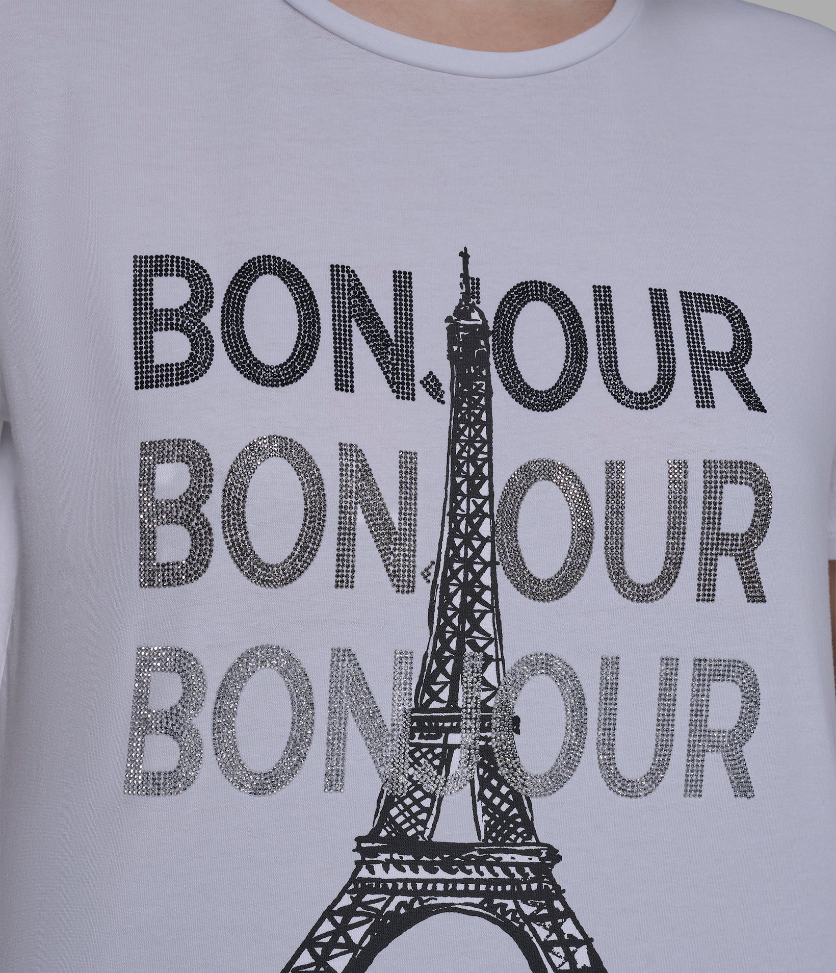 SEQUIN BONJOUR TEE VIEW 5 SEQUIN BONJOUR TEE VIEW 5
