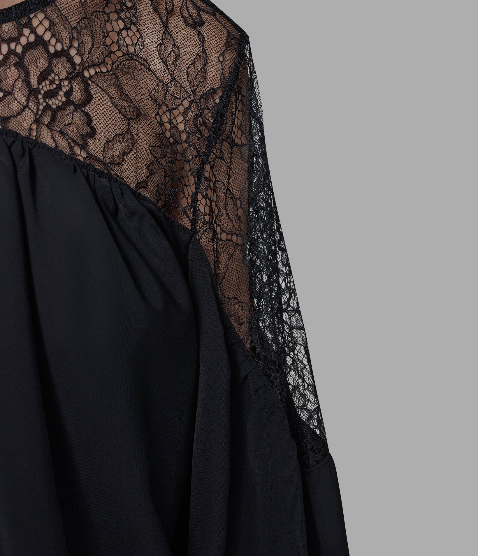 LACE-PANELED BOHO BLOUSE VIEW 6 | Women's Clothing LACE-PANELED BOHO BLOUSE VIEW 6 | Women's Clothing