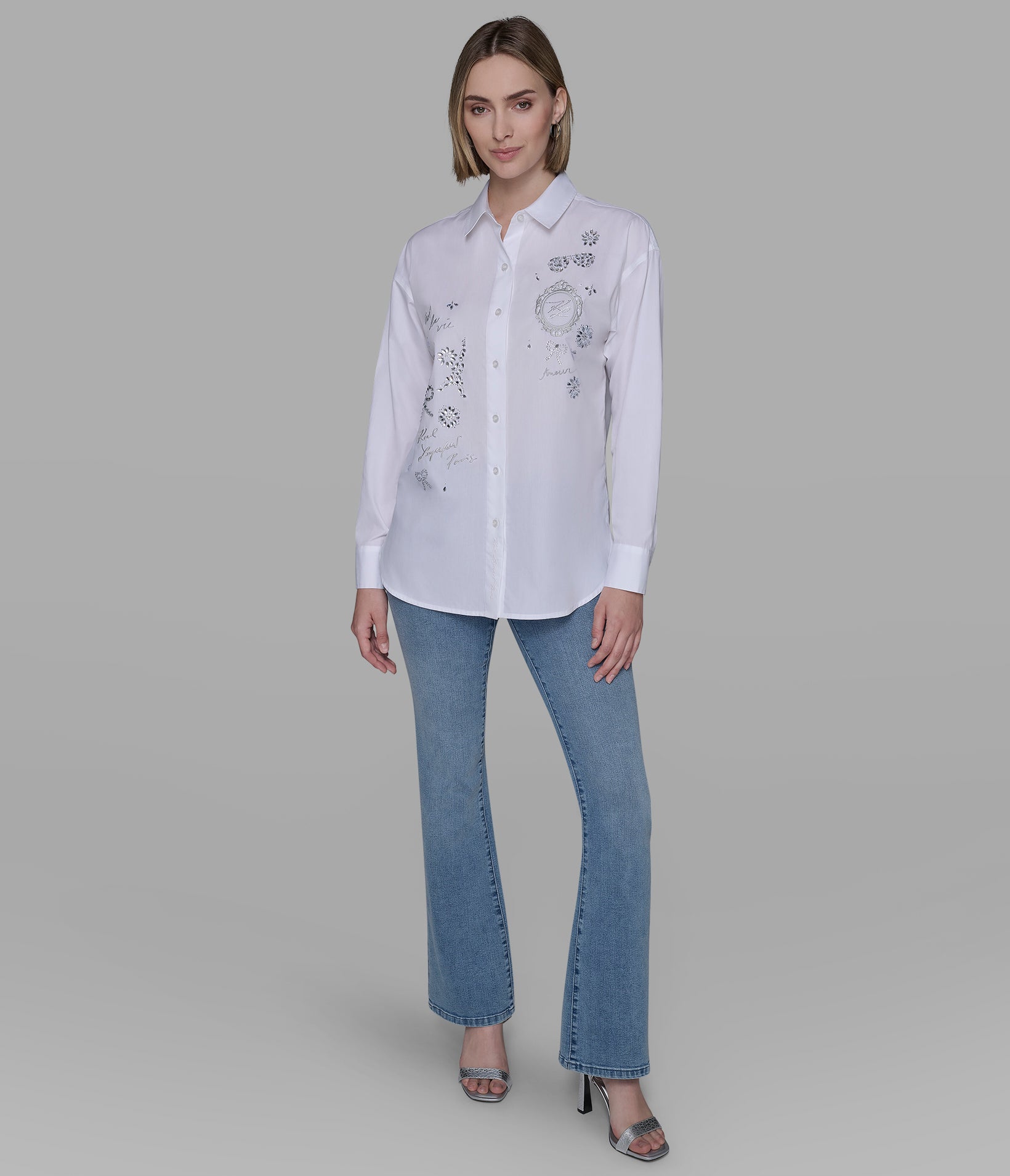 PARIS WHIMSY POPLIN SHIRT VIEW 5 | Women's Clothing PARIS WHIMSY POPLIN SHIRT VIEW 5 | Women's Clothing