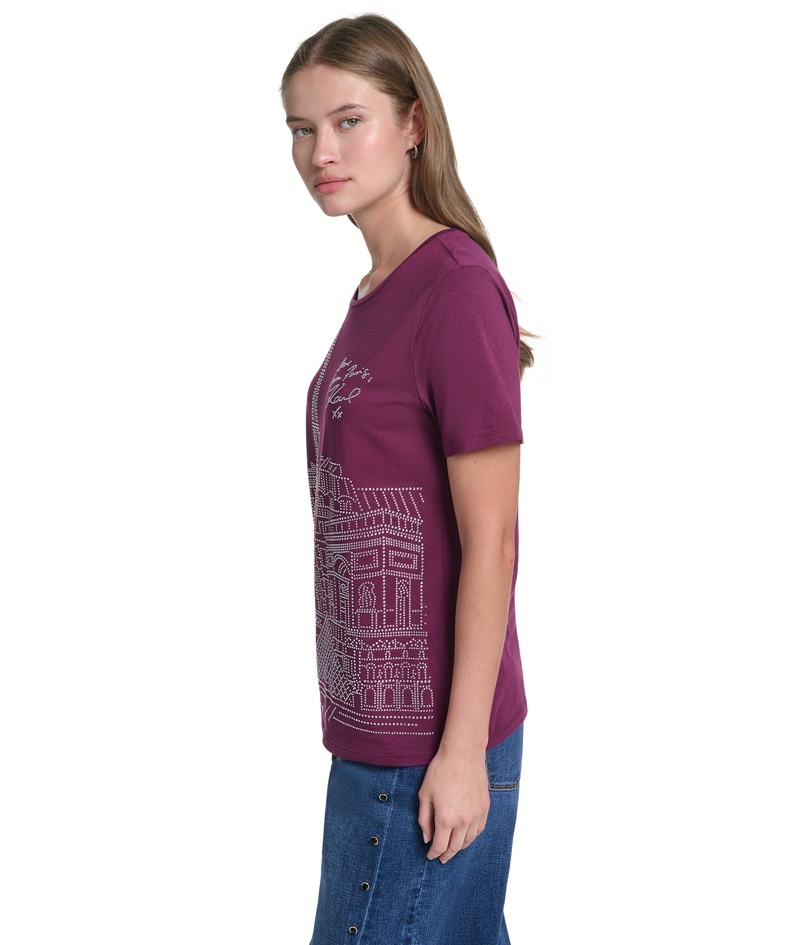 DOTTED PARIS SCENE TEE VIEW 3 DOTTED PARIS SCENE TEE VIEW 3