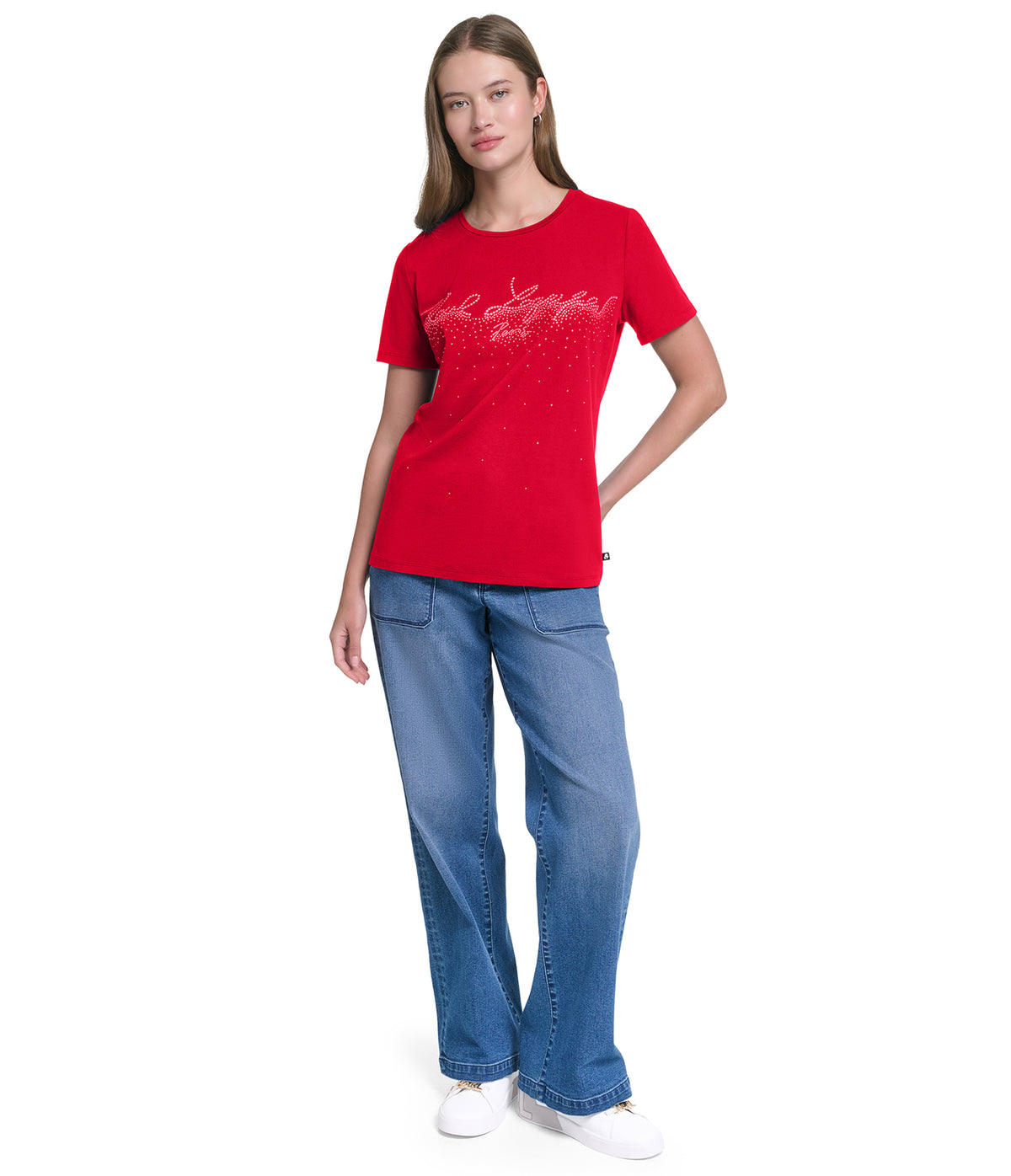 RHINESTONE LOGO TEE VIEW 6 RHINESTONE LOGO TEE VIEW 6