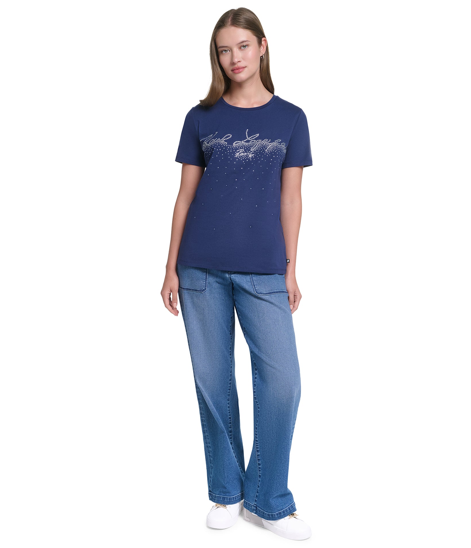 RHINESTONE LOGO TEE VIEW 4 | Women's Tees & Tanks RHINESTONE LOGO TEE VIEW 4 | Women's Tees & Tanks