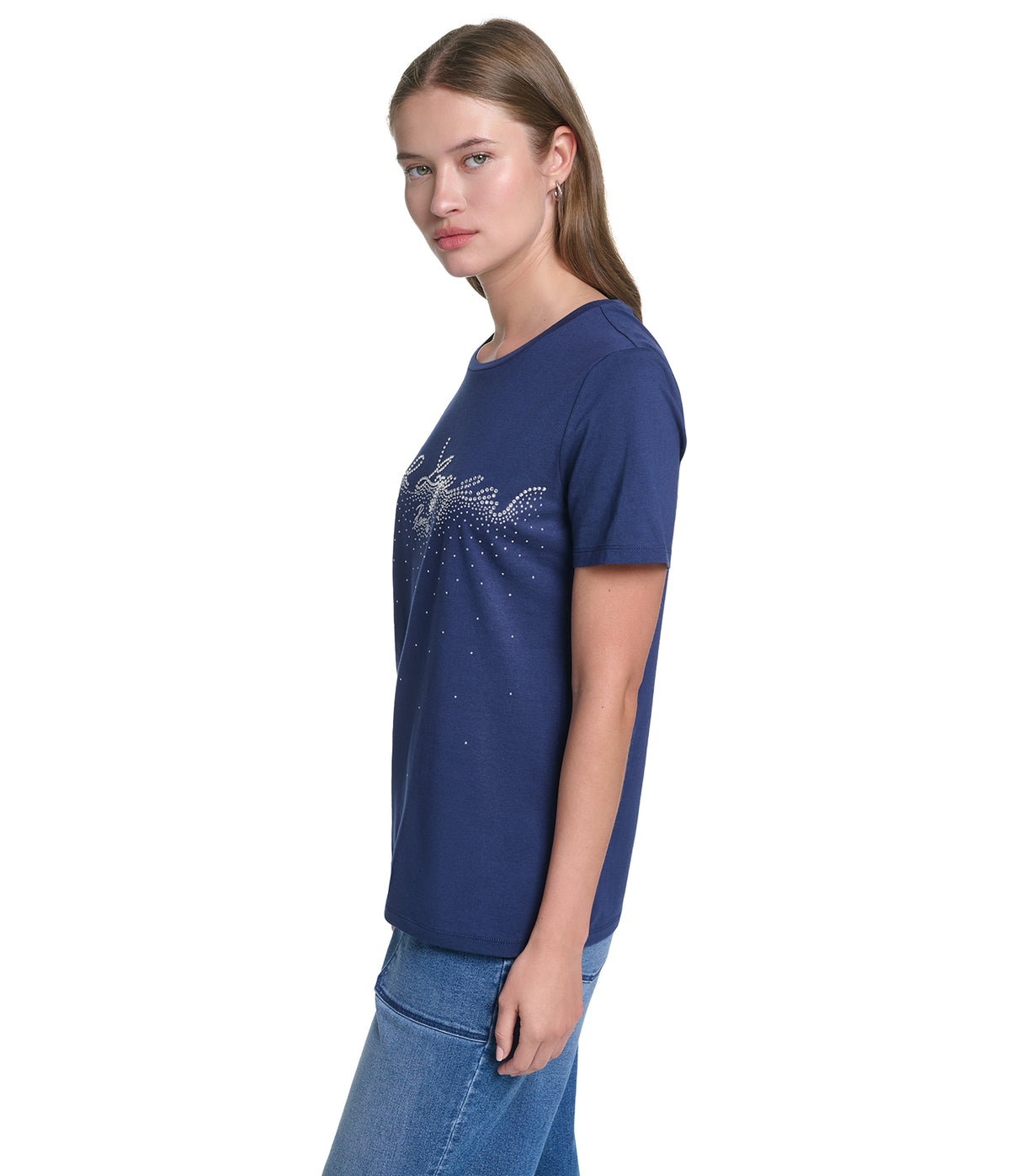 RHINESTONE LOGO TEE VIEW 3 | Women's Tees & Tanks RHINESTONE LOGO TEE VIEW 3 | Women's Tees & Tanks
