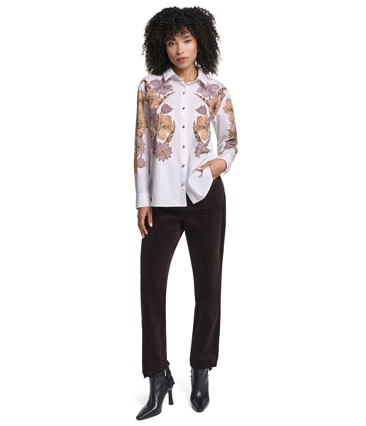 FLORAL PRINT POPLIN SHIRT VIEW 6 FLORAL PRINT POPLIN SHIRT VIEW 6