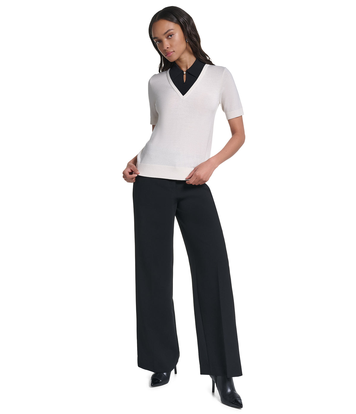 TWOFFER PEARL KEYHOLE SWEATER VIEW 4 TWOFFER PEARL KEYHOLE SWEATER VIEW 4