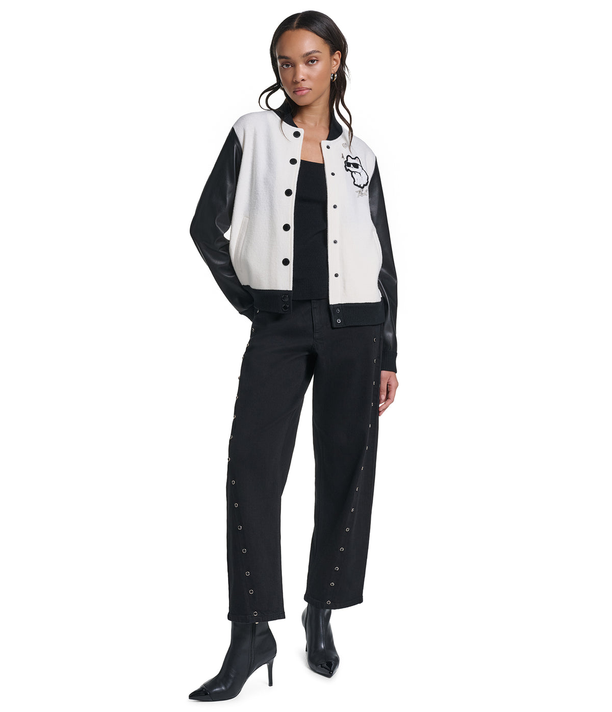 BOMBER JACKET WITH CHOUPETTE PATCH VIEW 5 BOMBER JACKET WITH CHOUPETTE PATCH VIEW 5