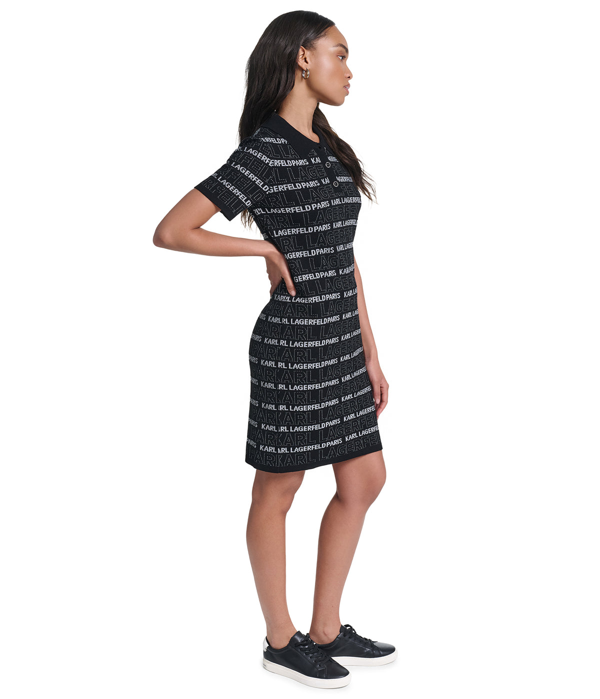 TONAL LOGO POLO DRESS VIEW 4 TONAL LOGO POLO DRESS VIEW 4