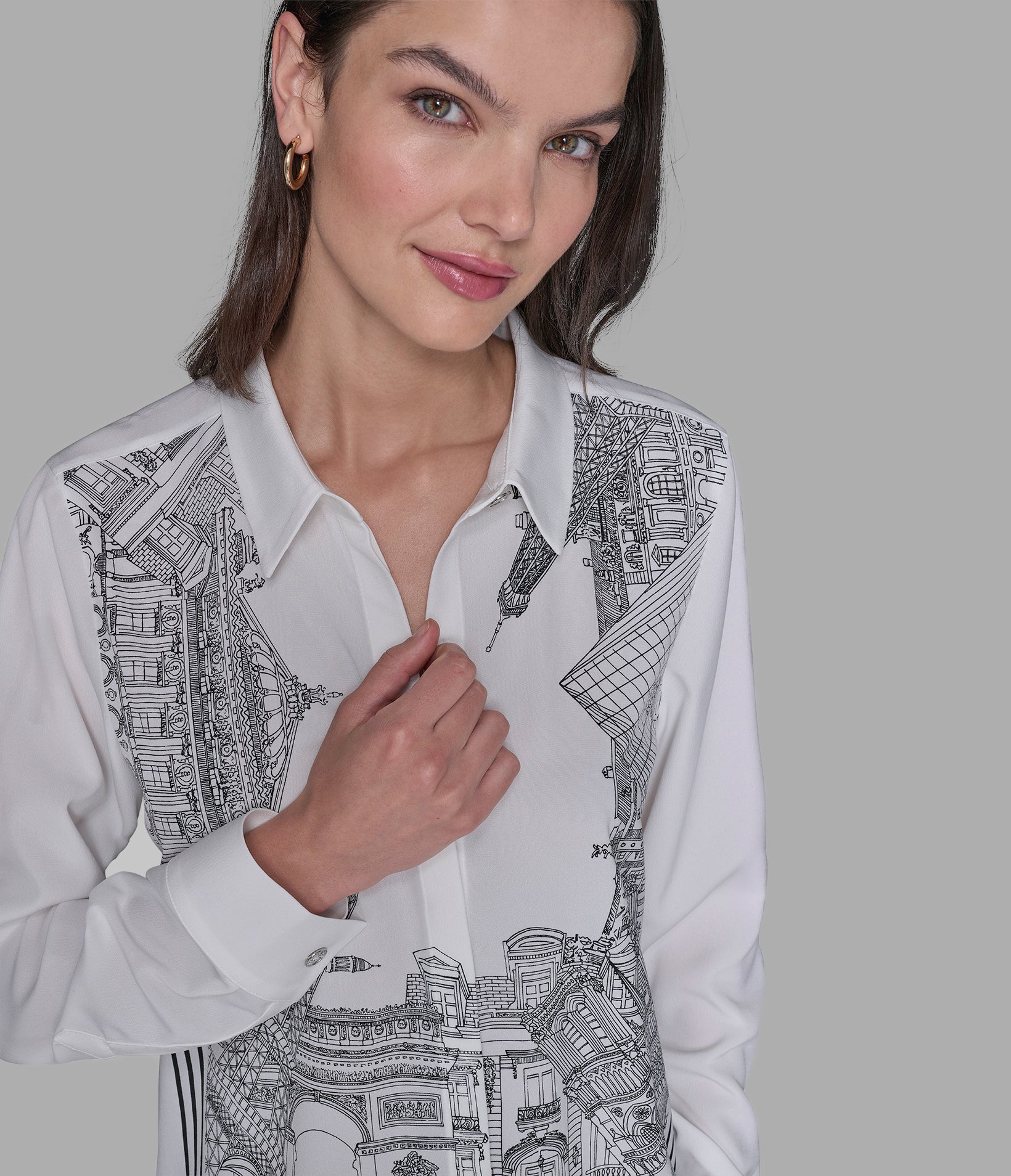 PARIS SCENE SOFT BLOUSE VIEW 5 | Women's Tops & Sweaters PARIS SCENE SOFT BLOUSE VIEW 5 | Women's Tops & Sweaters