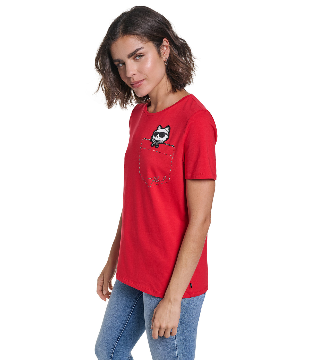 CHOUPETTE WITH SUNGLASSES TEE VIEW 3 CHOUPETTE WITH SUNGLASSES TEE VIEW 3