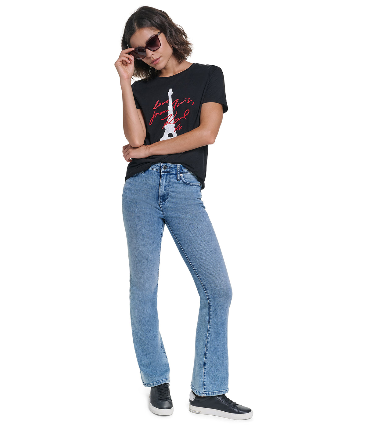 EIFFLE TOWER SCRIPT TEE VIEW 6 EIFFLE TOWER SCRIPT TEE VIEW 6