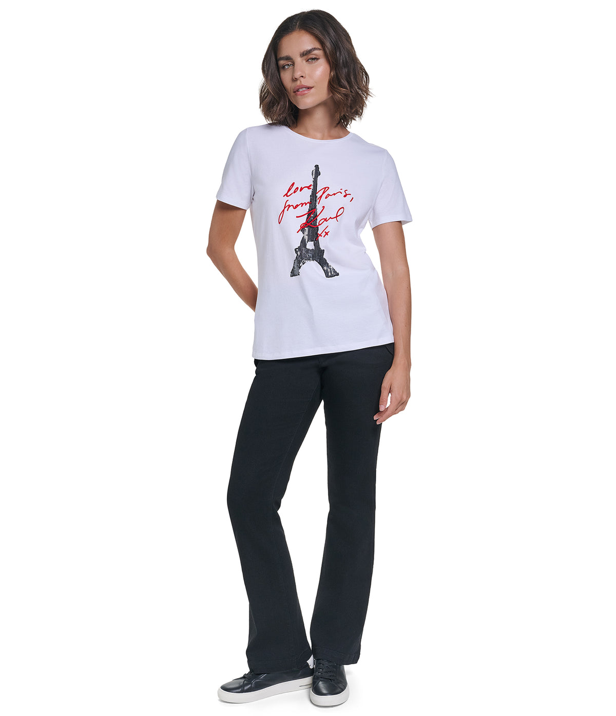 EIFFLE TOWER SCRIPT TEE VIEW 5 EIFFLE TOWER SCRIPT TEE VIEW 5