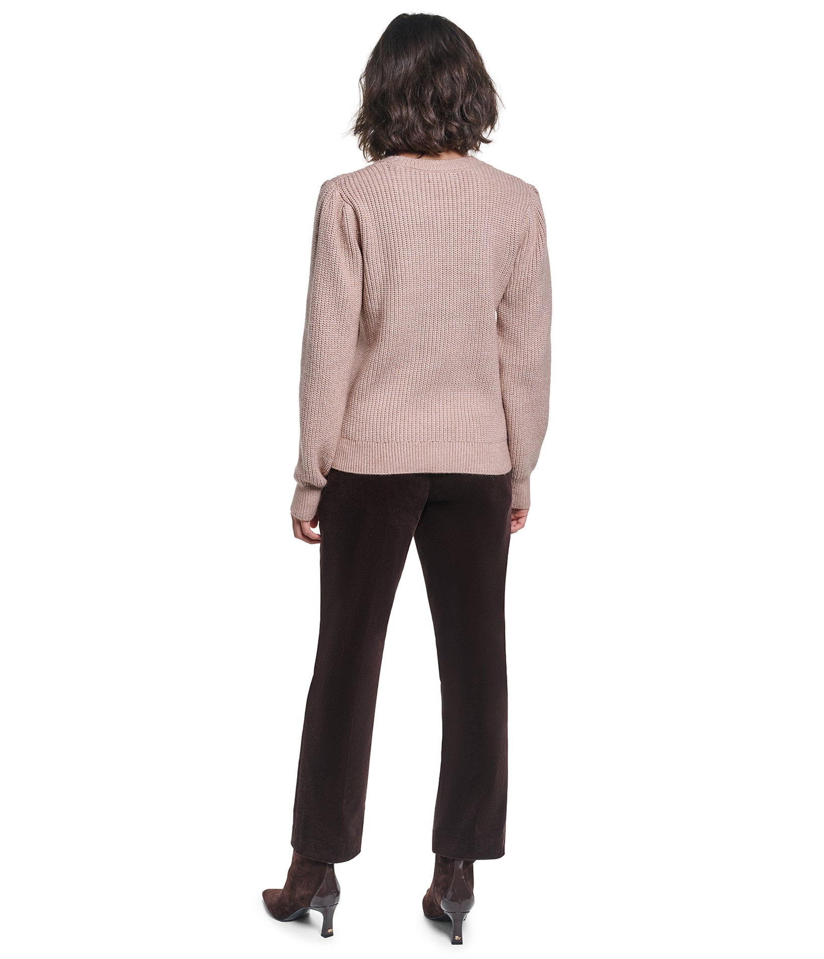 LONG SLEEVE EMBROIDER DETAIL CREW SWEATER VIEW 6 LONG SLEEVE EMBROIDER DETAIL CREW SWEATER VIEW 6