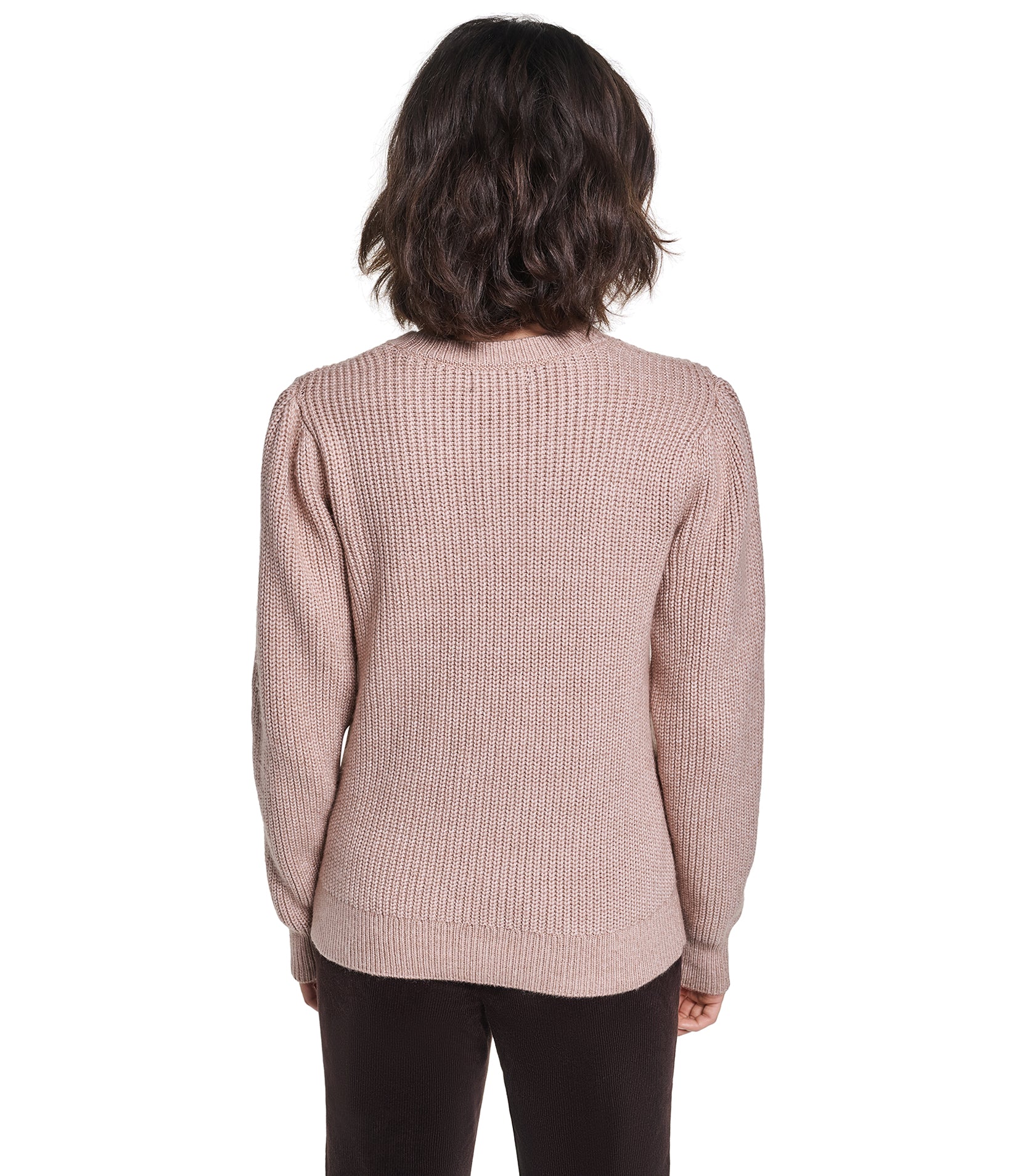LONG SLEEVE EMBROIDER DETAIL CREW SWEATER VIEW 2 LONG SLEEVE EMBROIDER DETAIL CREW SWEATER VIEW 2
