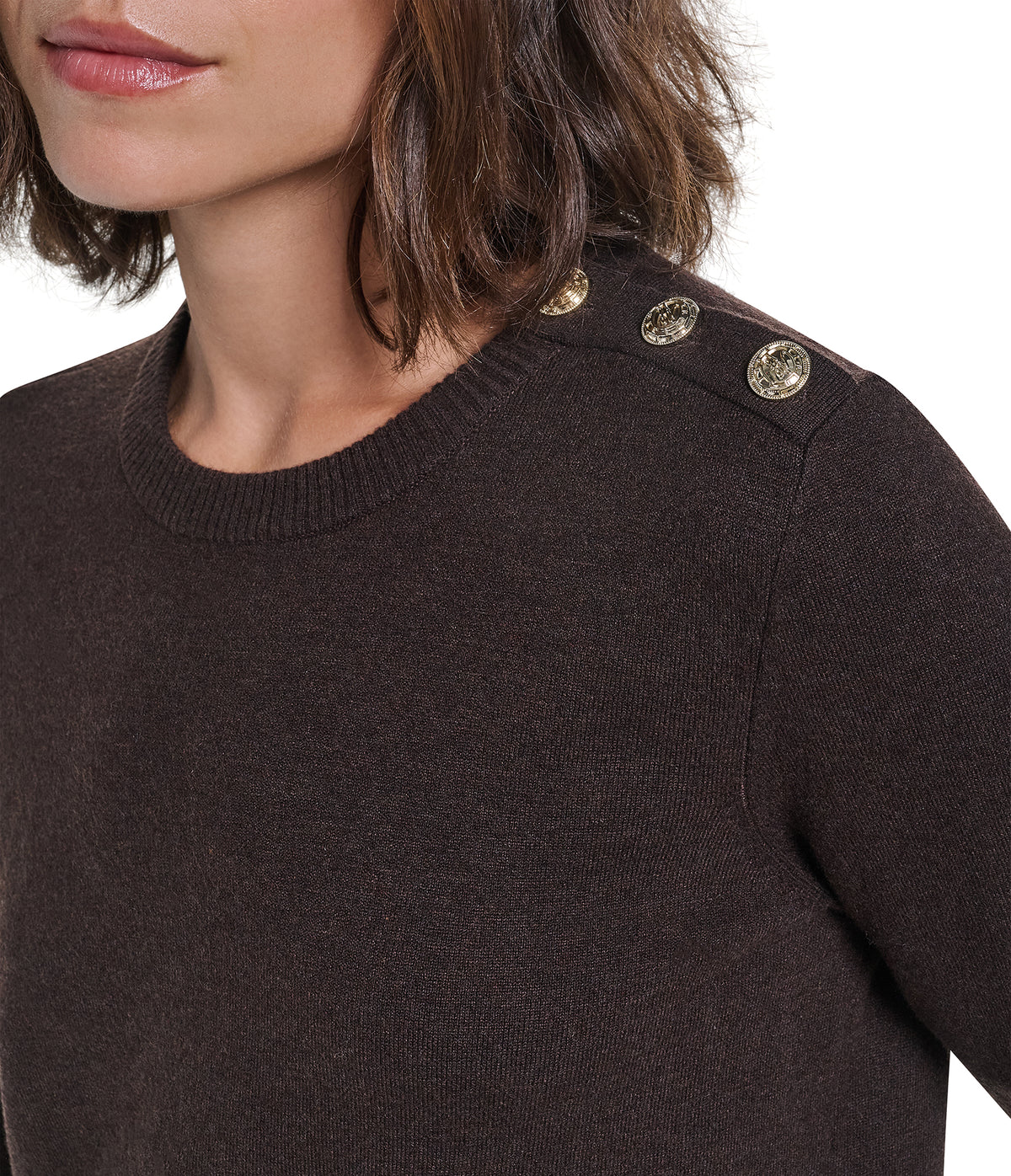 BUTTON DETAIL SWEATER VIEW 7 BUTTON DETAIL SWEATER VIEW 7