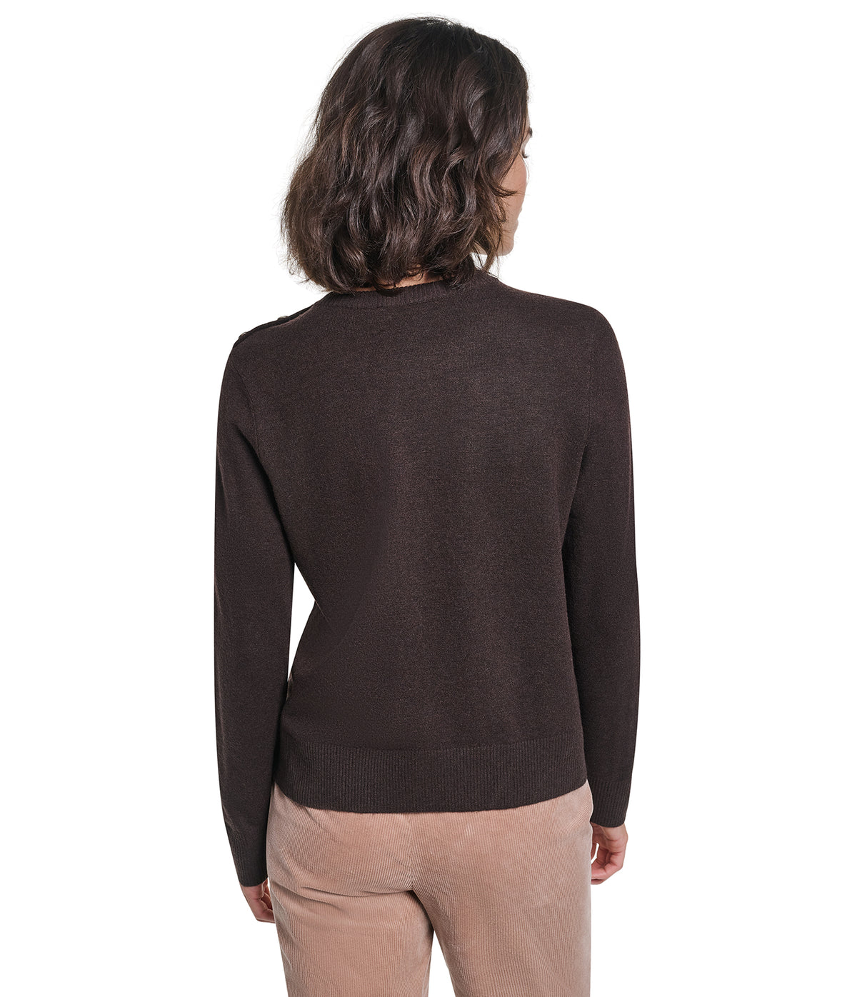 BUTTON DETAIL SWEATER VIEW 2 BUTTON DETAIL SWEATER VIEW 2