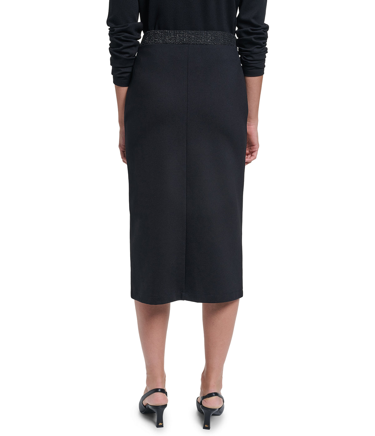 PONTE LUREX TRIM SKIRT VIEW 3 PONTE LUREX TRIM SKIRT VIEW 3