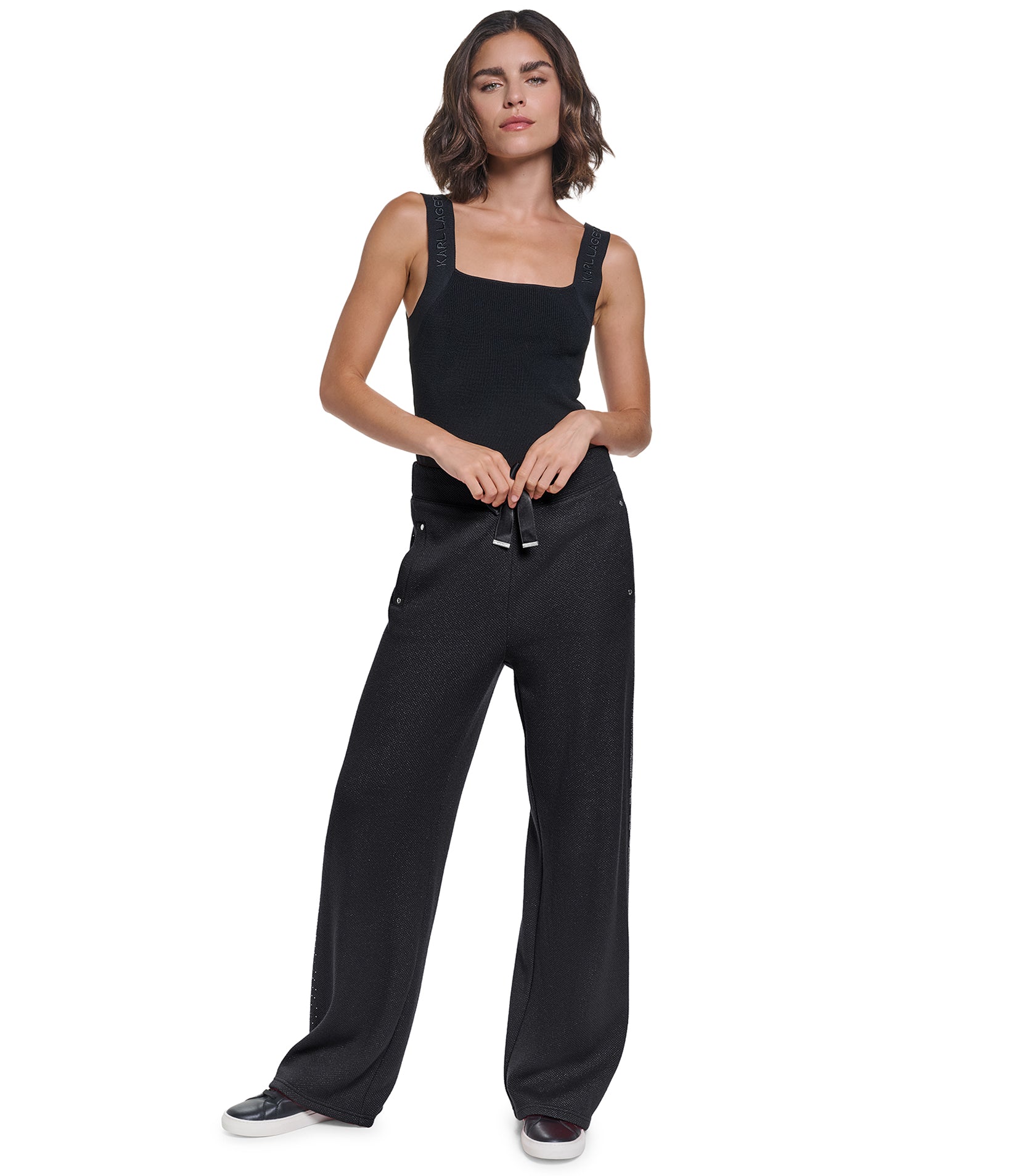 EMBELLISHED TRACK PANTS VIEW 5 EMBELLISHED TRACK PANTS VIEW 5