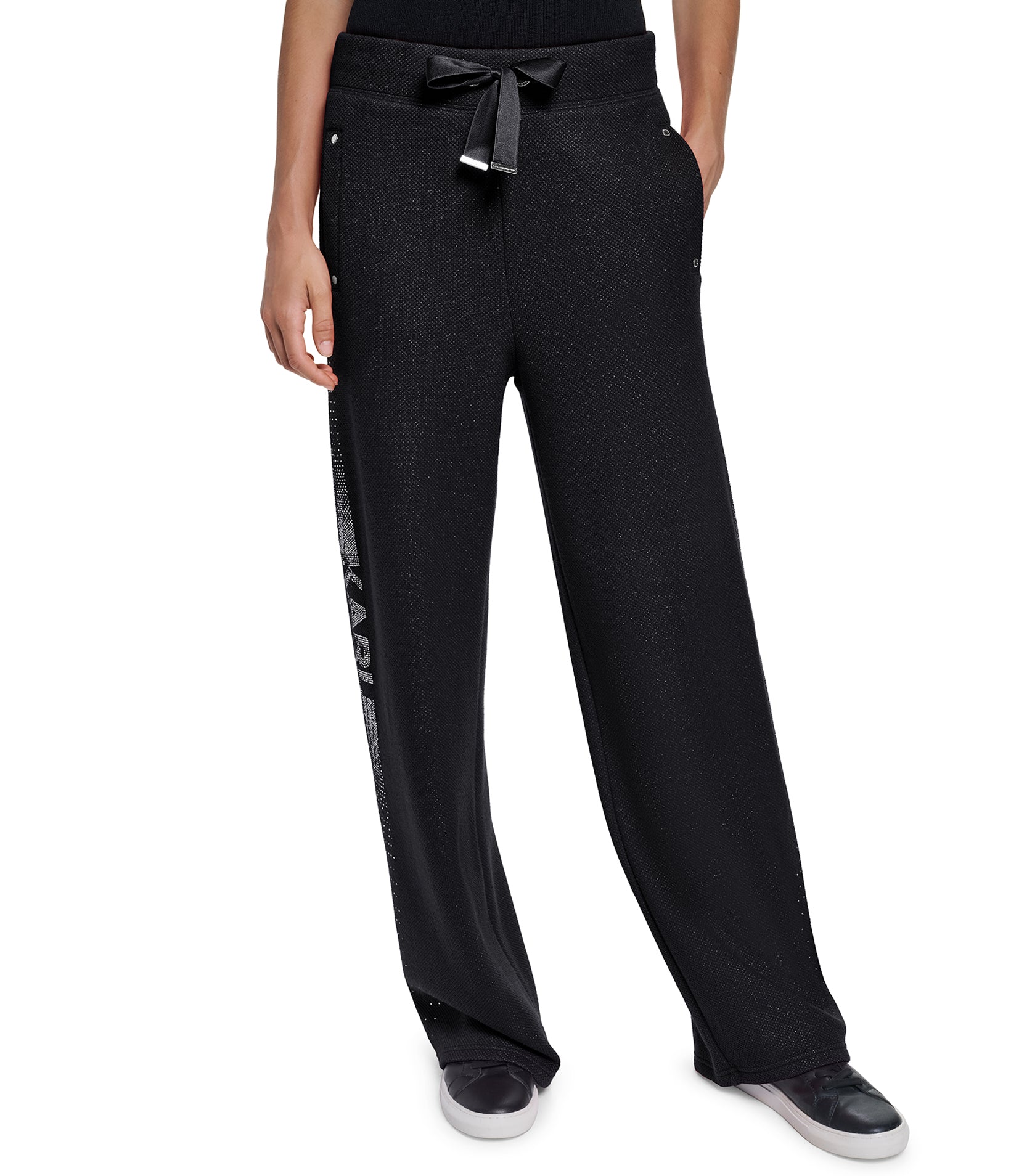 EMBELLISHED TRACK PANTS VIEW 1 EMBELLISHED TRACK PANTS VIEW 1