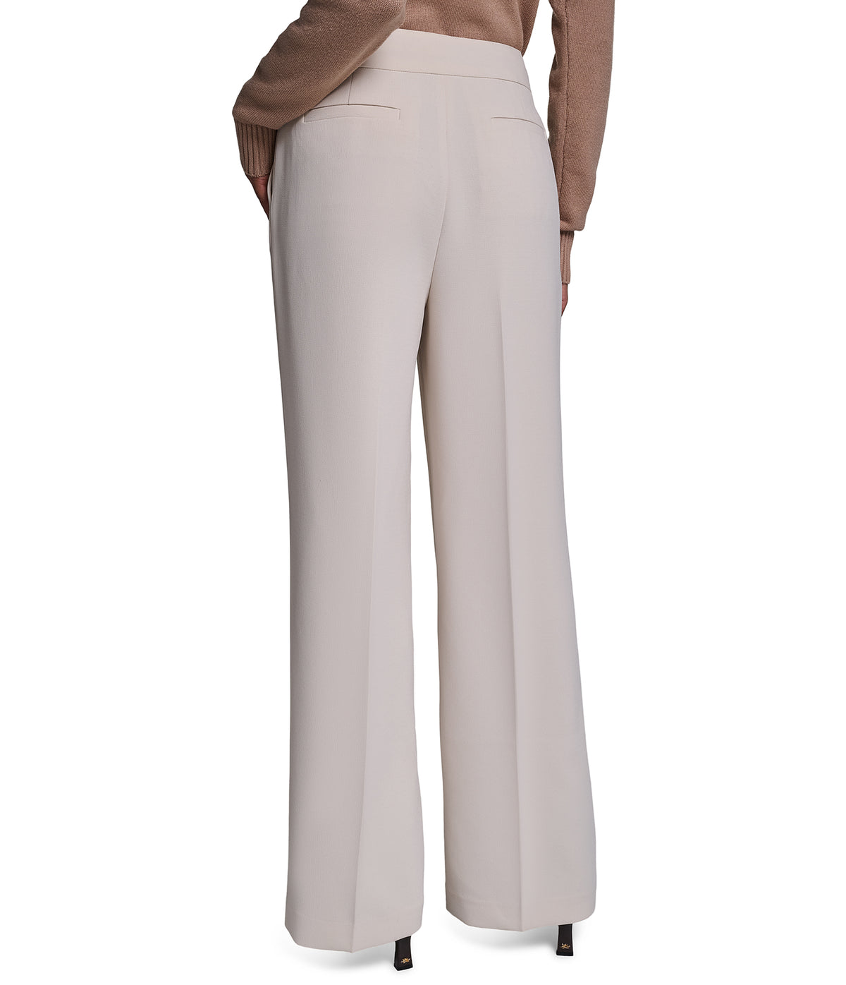 TEXTURED CREPE WIDE LEG PANT VIEW 3 TEXTURED CREPE WIDE LEG PANT VIEW 3
