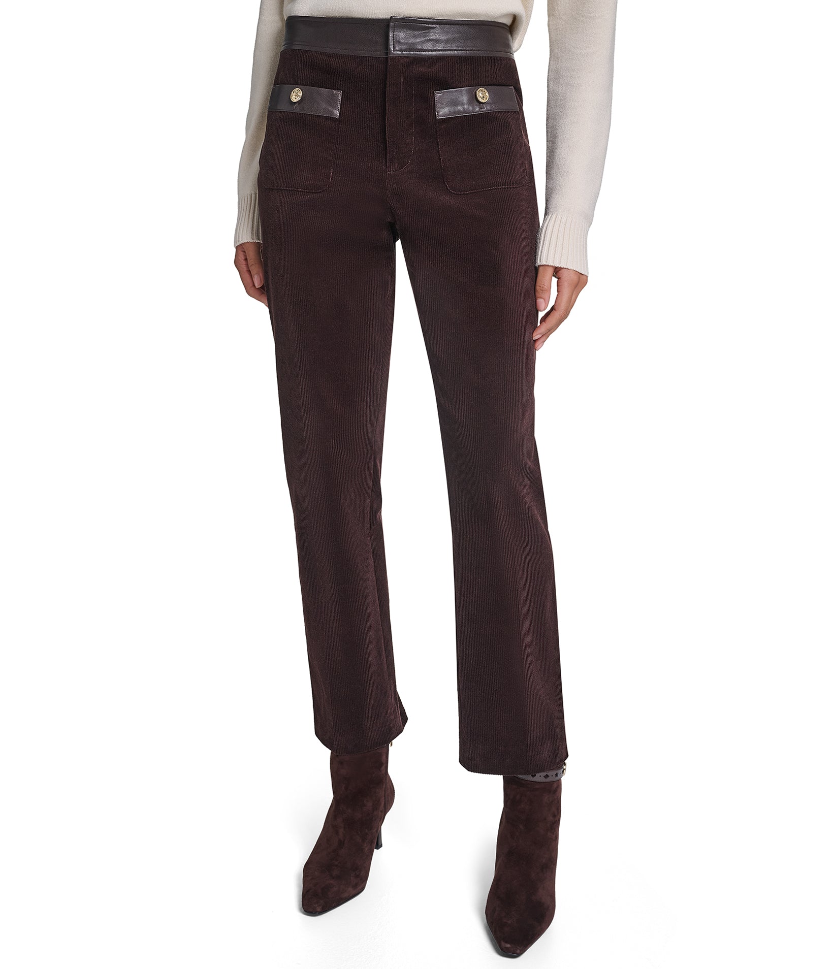 CORDOUROY STRAIGHT PANT VIEW 1 CORDOUROY STRAIGHT PANT VIEW 1