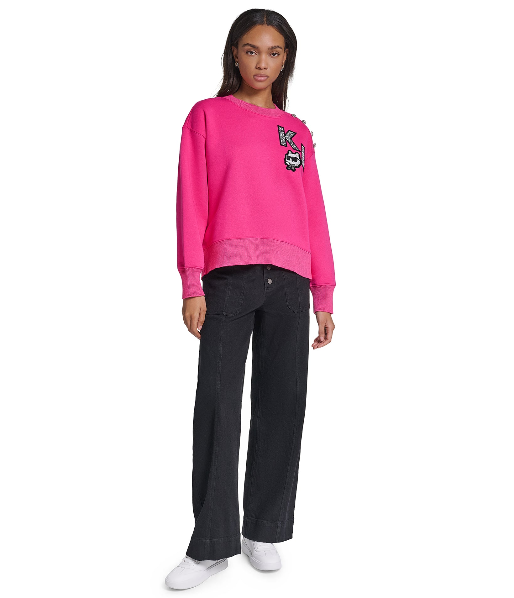 CHOUPETTE PATCH SWEATSHIRT VIEW 5 CHOUPETTE PATCH SWEATSHIRT VIEW 5