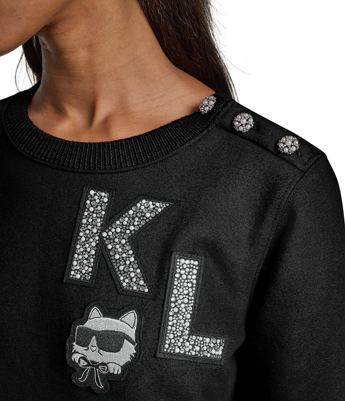 LONG SLEEVE SWEATSHIRT DRESS WITH BUTTONS VIEW 6 | Women's Dresses & Jumpsuits LONG SLEEVE SWEATSHIRT DRESS WITH BUTTONS VIEW 6 | Women's Dresses & Jumpsuits
