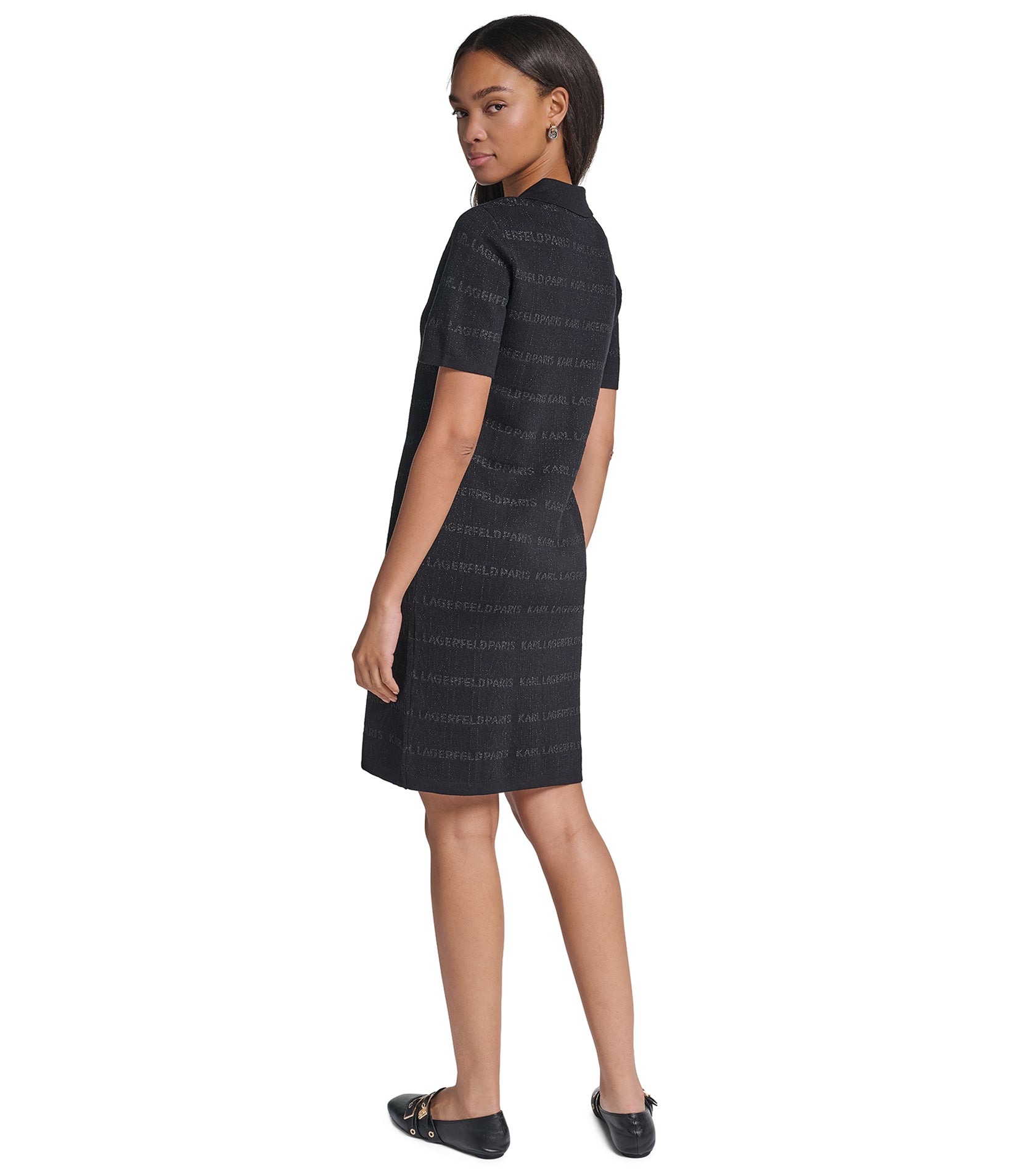TONAL LOGO POLO DRESS VIEW 2 TONAL LOGO POLO DRESS VIEW 2