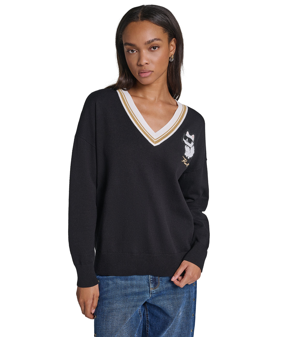 CHOUPETTE VARSITY SWEATER VIEW 2 CHOUPETTE VARSITY SWEATER VIEW 2