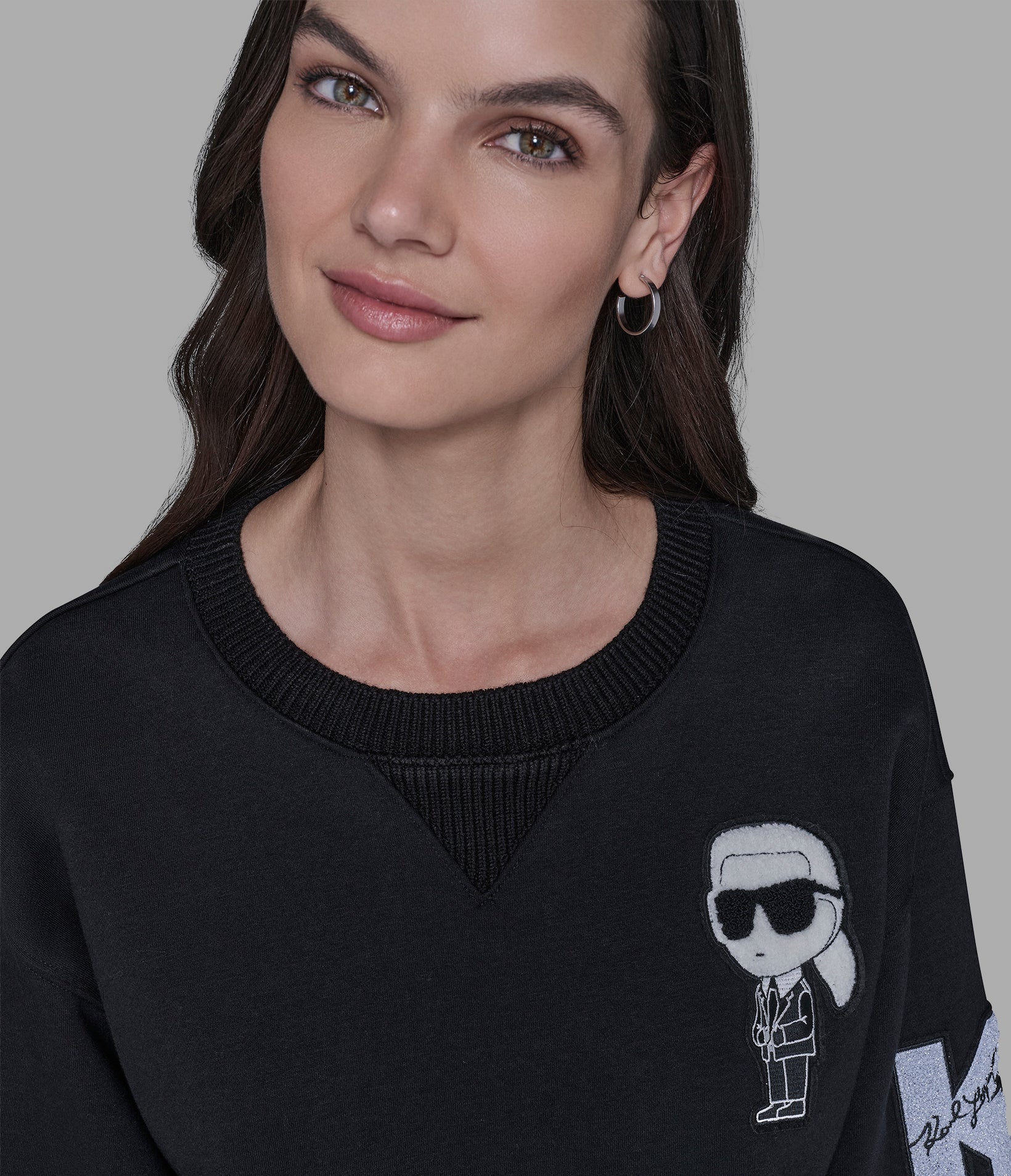 KARL PATCH SWEATSHIRT VIEW 5 KARL PATCH SWEATSHIRT VIEW 5