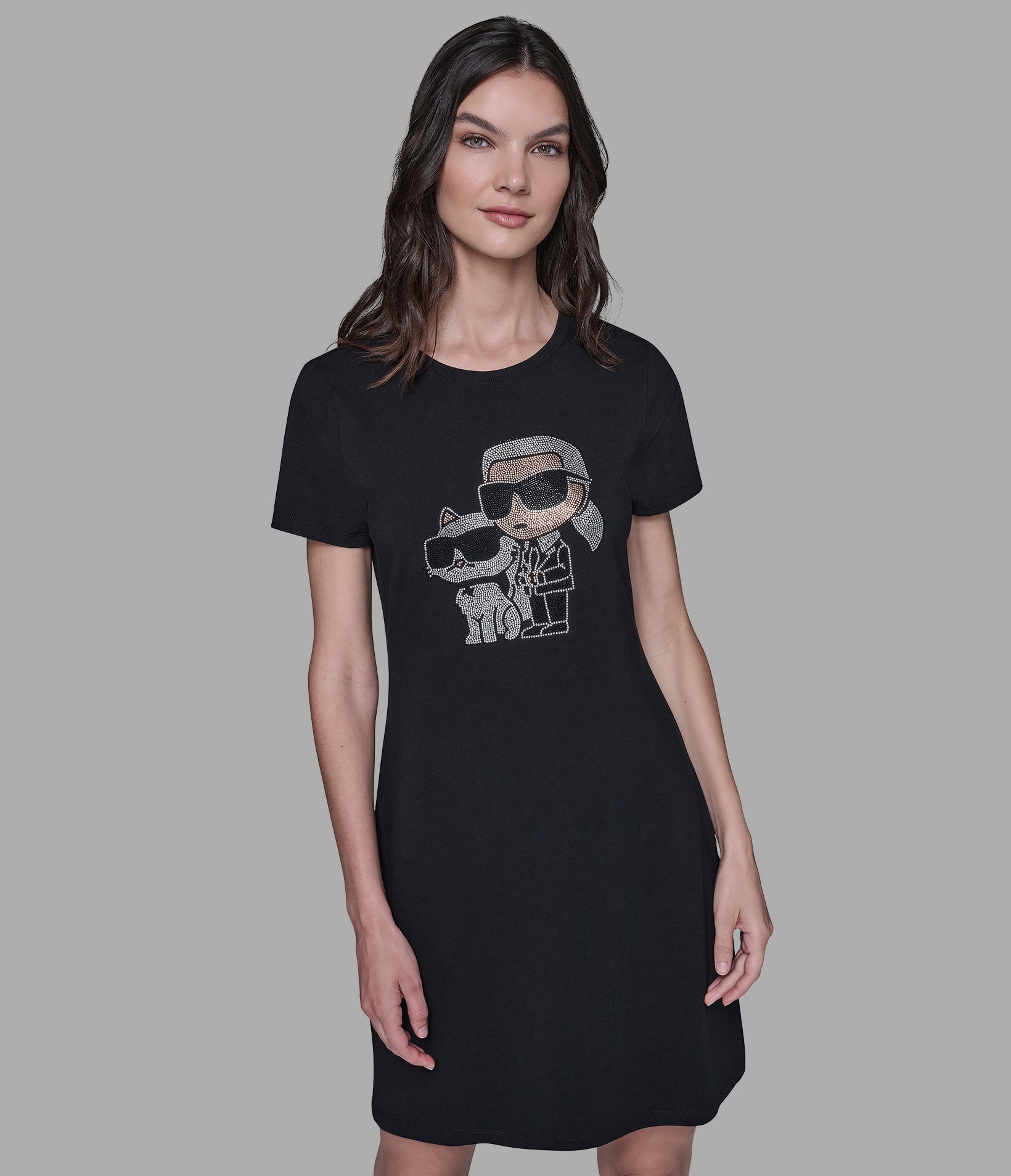 KARL DUO T-SHIRT DRESS View 1 | WOMEN'S FALL COLLECTION KARL DUO T-SHIRT DRESS View 1 | WOMEN'S FALL COLLECTION