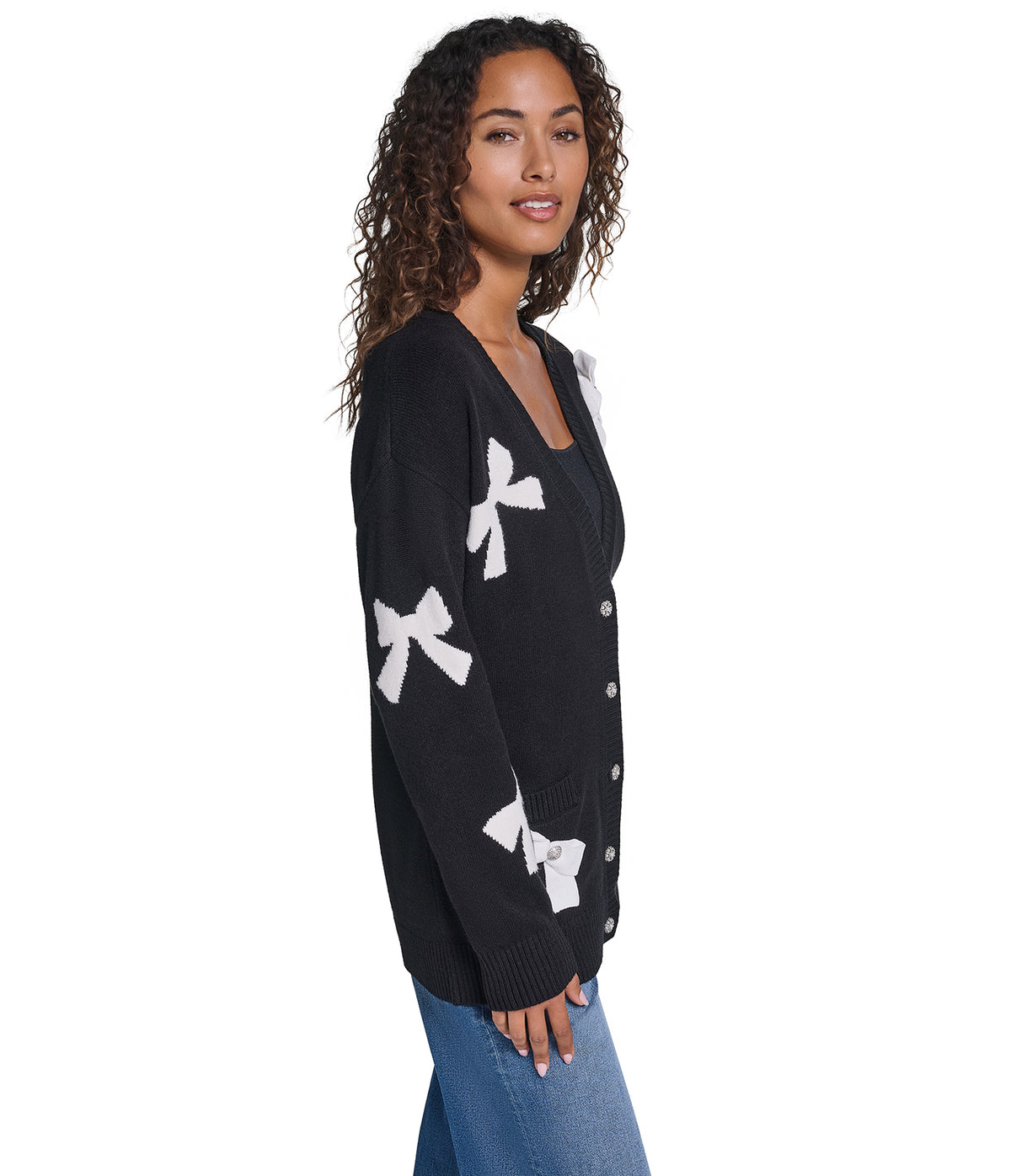 3D BOW CARDIGAN VIEW 3 3D BOW CARDIGAN VIEW 3