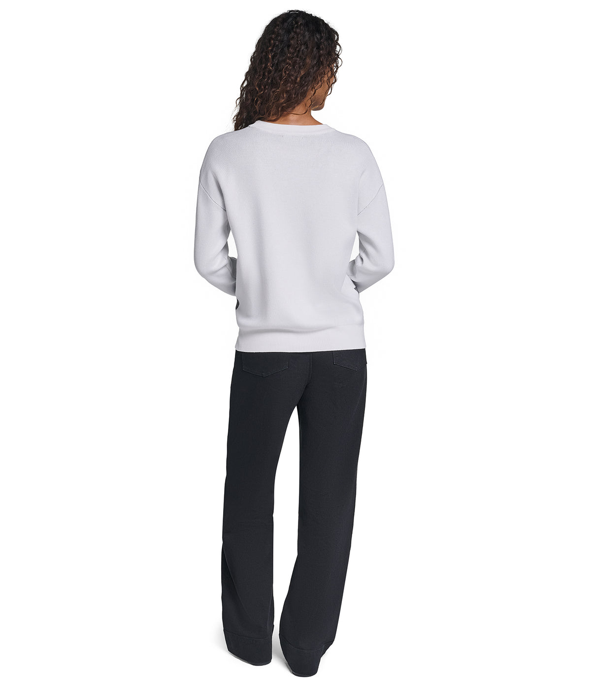 EMBELLESHED BOW PRINT SWEATER VIEW 6 EMBELLESHED BOW PRINT SWEATER VIEW 6