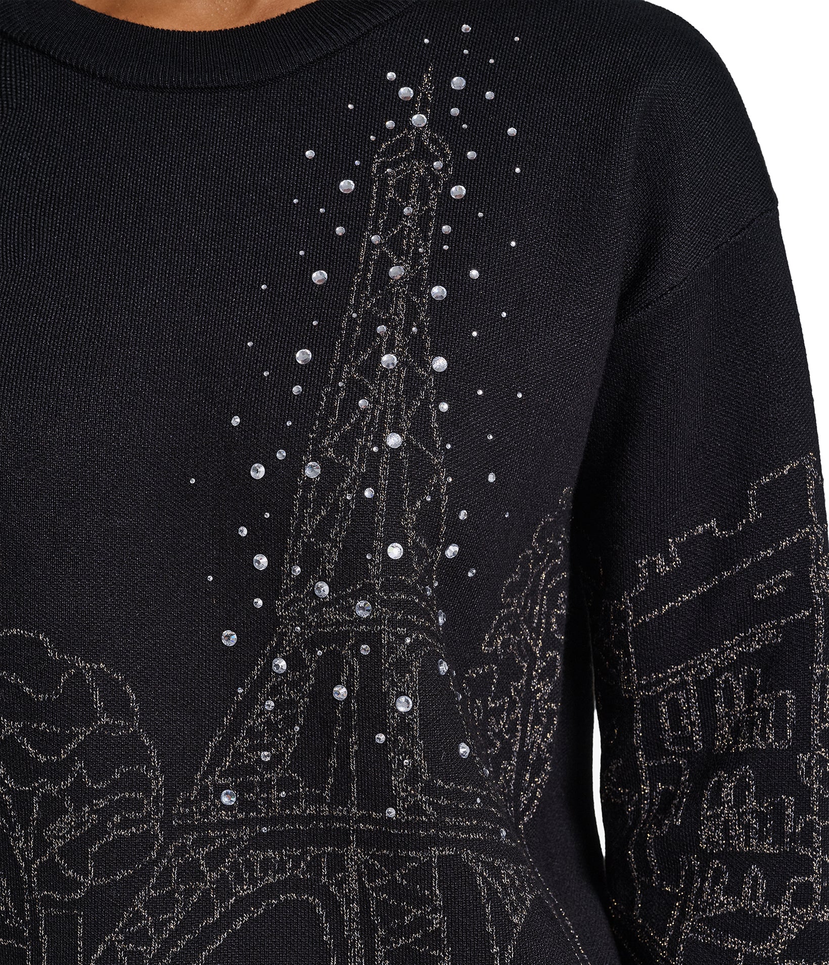 EMBELLISHED PARIS SWEATER VIEW 7 EMBELLISHED PARIS SWEATER VIEW 7