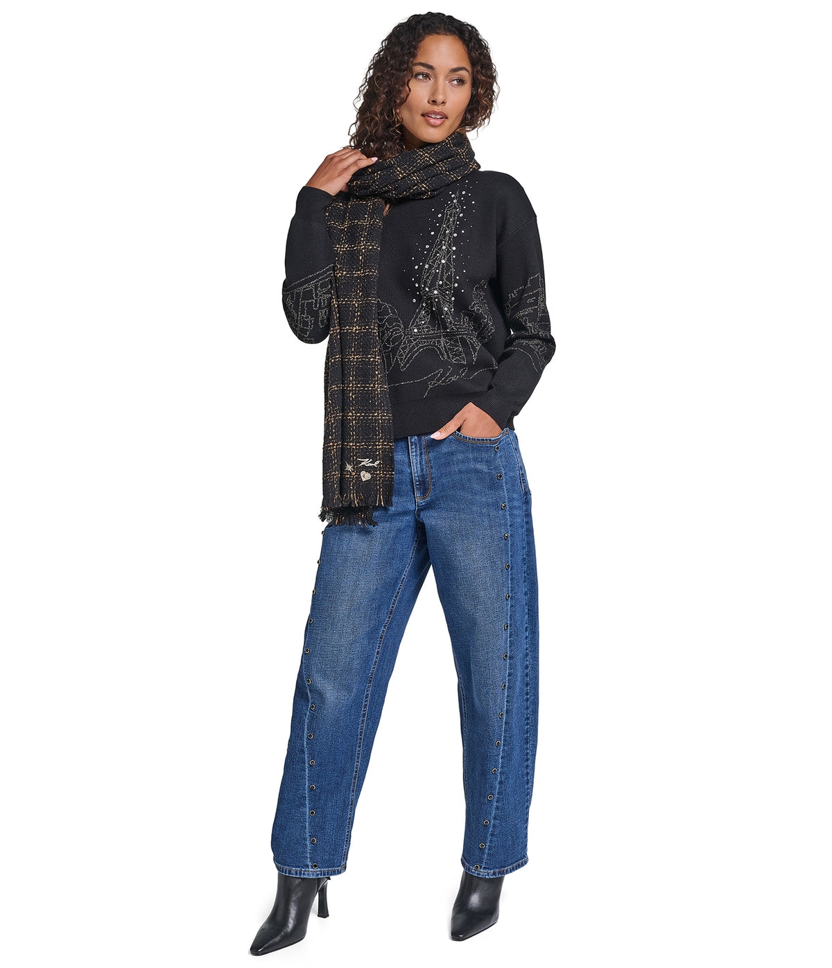 EMBELLISHED PARIS SWEATER VIEW 4 EMBELLISHED PARIS SWEATER VIEW 4