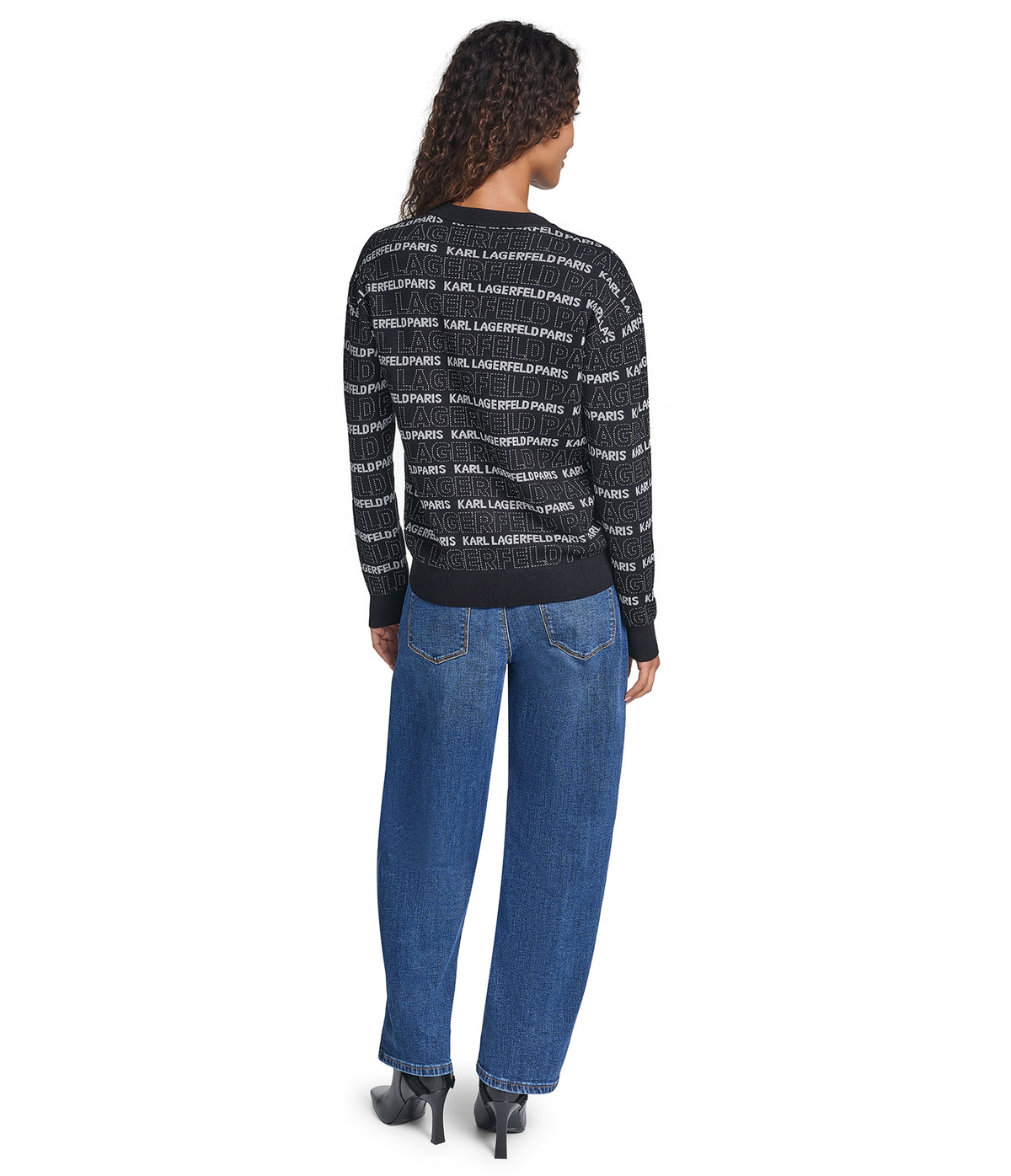 LONG SLEEVE LOGO PRINT SWEATER VIEW 6 LONG SLEEVE LOGO PRINT SWEATER VIEW 6