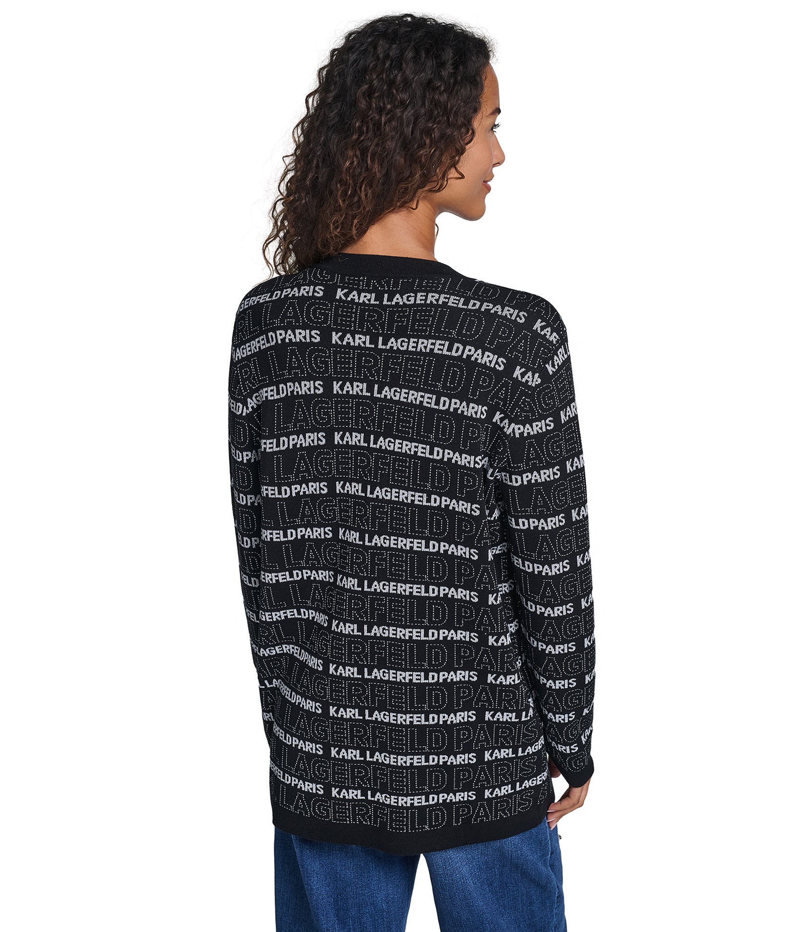 LOGO TAPE CARDIGAN VIEW 2 LOGO TAPE CARDIGAN VIEW 2