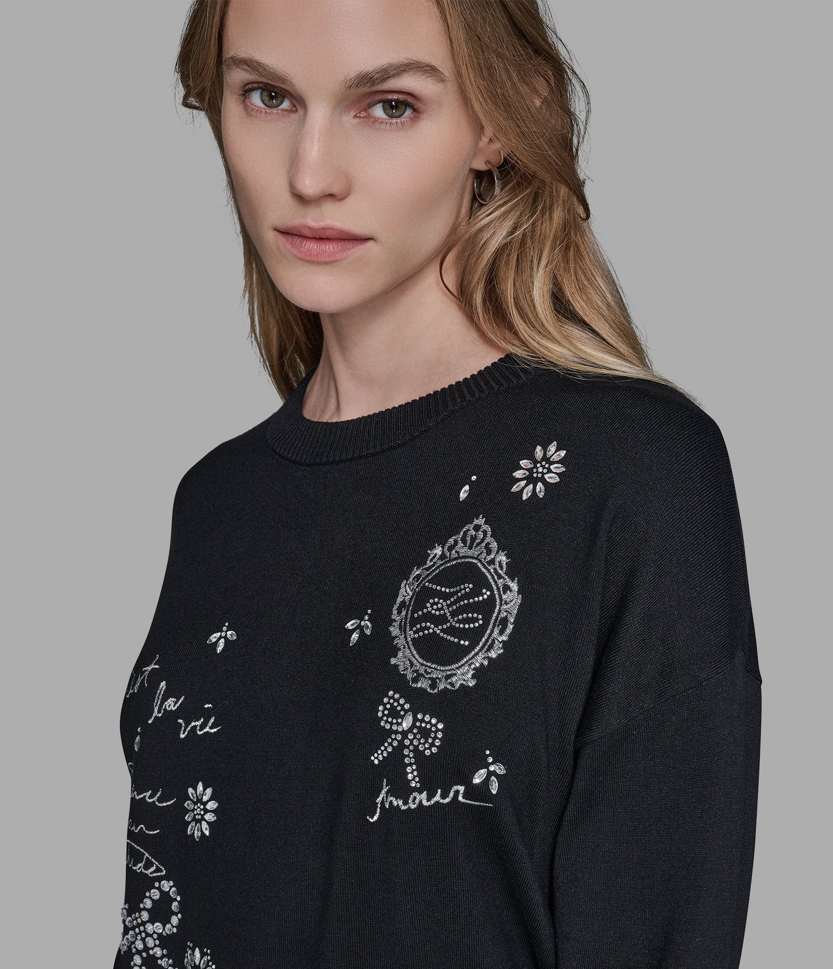 EMBELLISHED WHIMSY SWEATER VIEW 6 | Women's Tops & Sweaters EMBELLISHED WHIMSY SWEATER VIEW 6 | Women's Tops & Sweaters