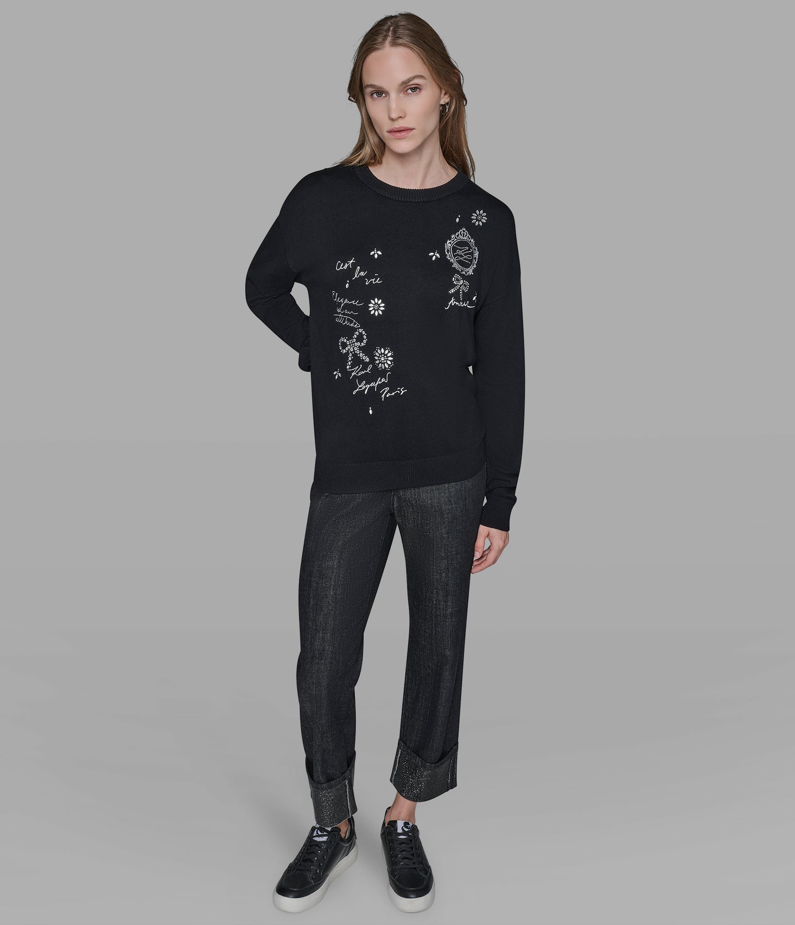 EMBELLISHED WHIMSY SWEATER VIEW 4 | Women's Tops & Sweaters EMBELLISHED WHIMSY SWEATER VIEW 4 | Women's Tops & Sweaters