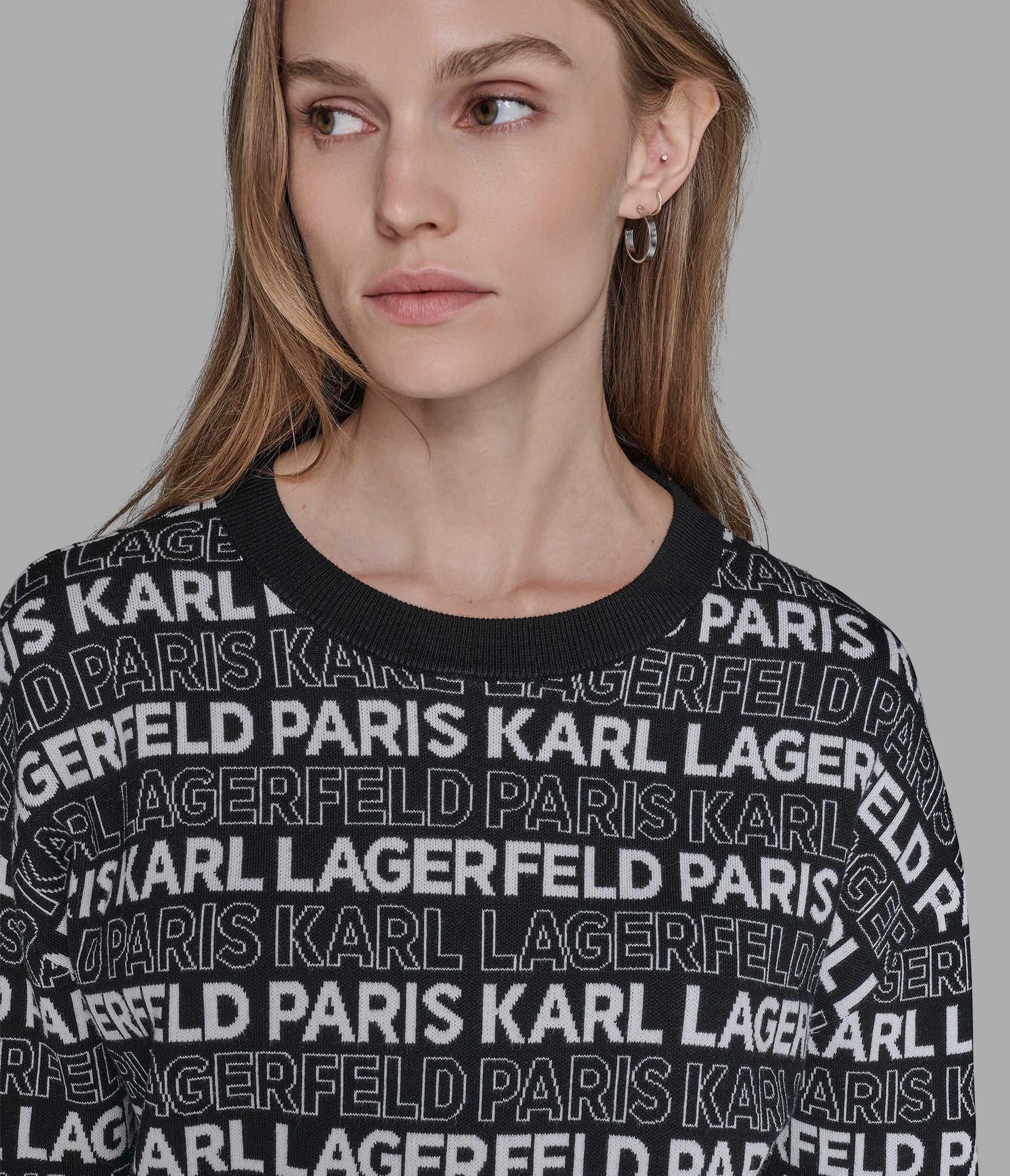 ALLOVER LOGO SWEATER VIEW 5 ALLOVER LOGO SWEATER VIEW 5